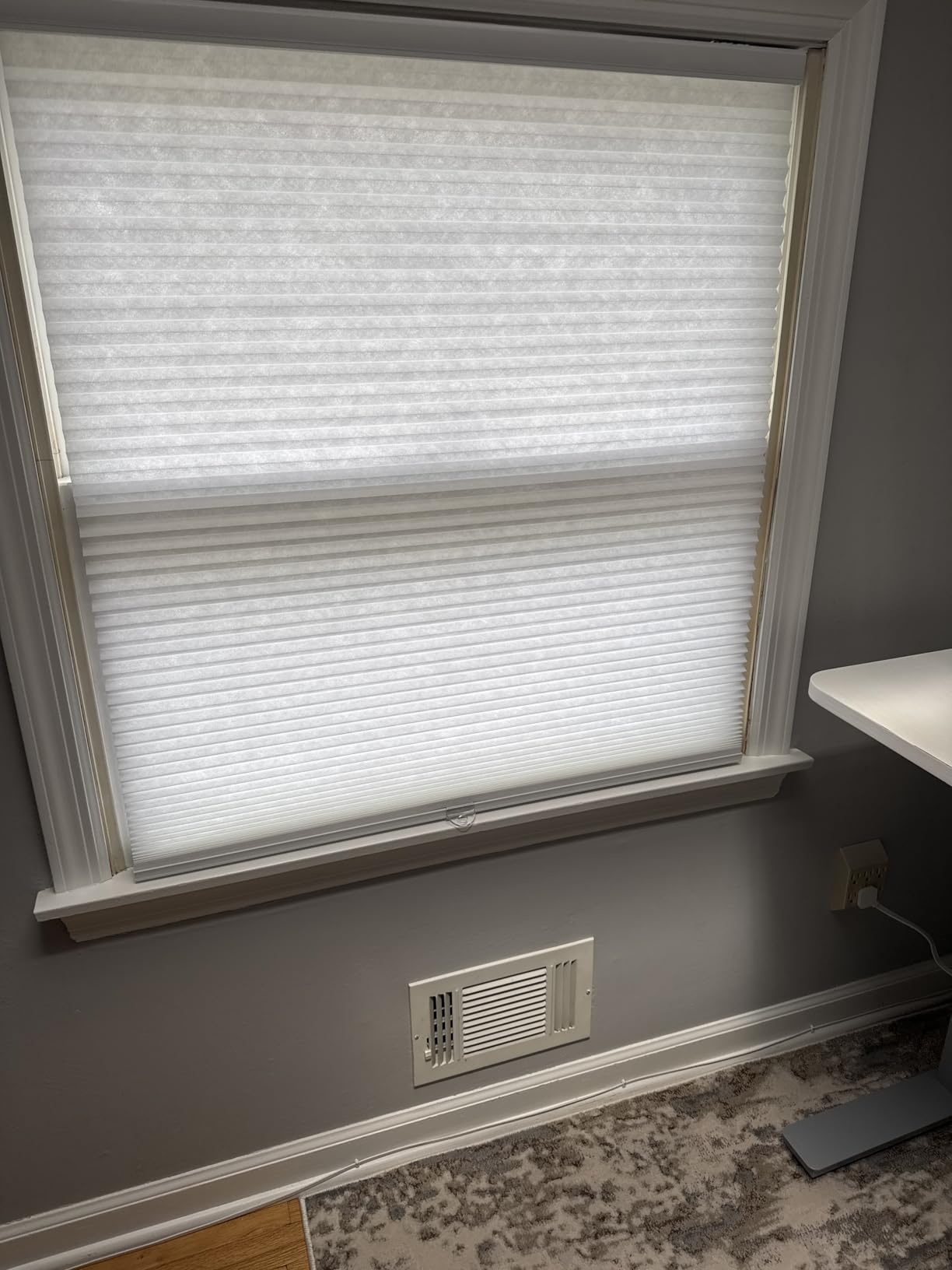 Changshade Cordless Cellular Shades, Blackout Room Darkening Black Out Honeycomb Blinds for Indoor Windows Bedroom, Pull Down Pleated Accordion Blind Easy Install, Shade Size 34