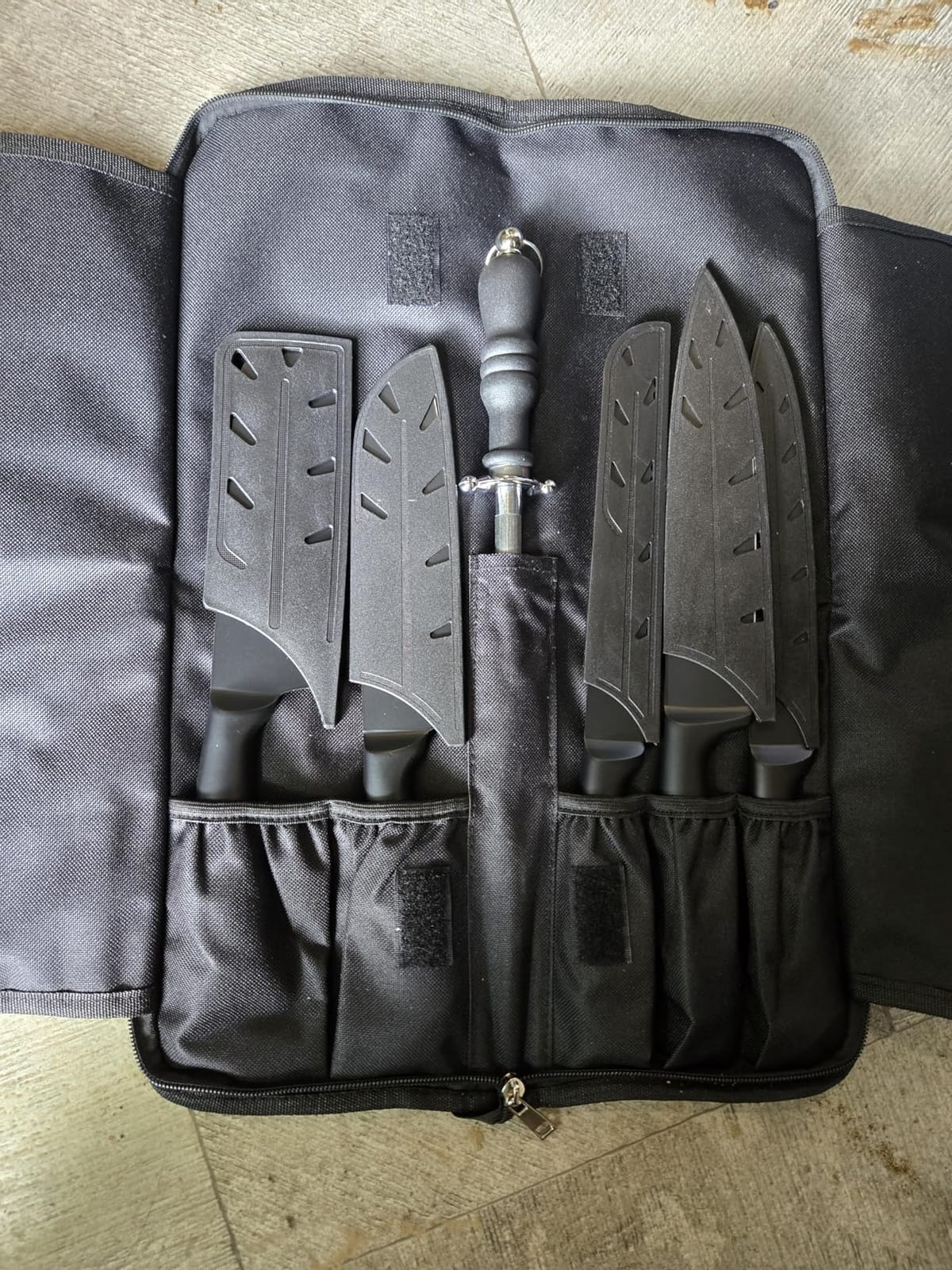 XYJ Knives Authentic Since 1986,Chef Knife Professional Set with Bag,Cleaver Butcher Knife for Meat Cutting Bag customer photo 1