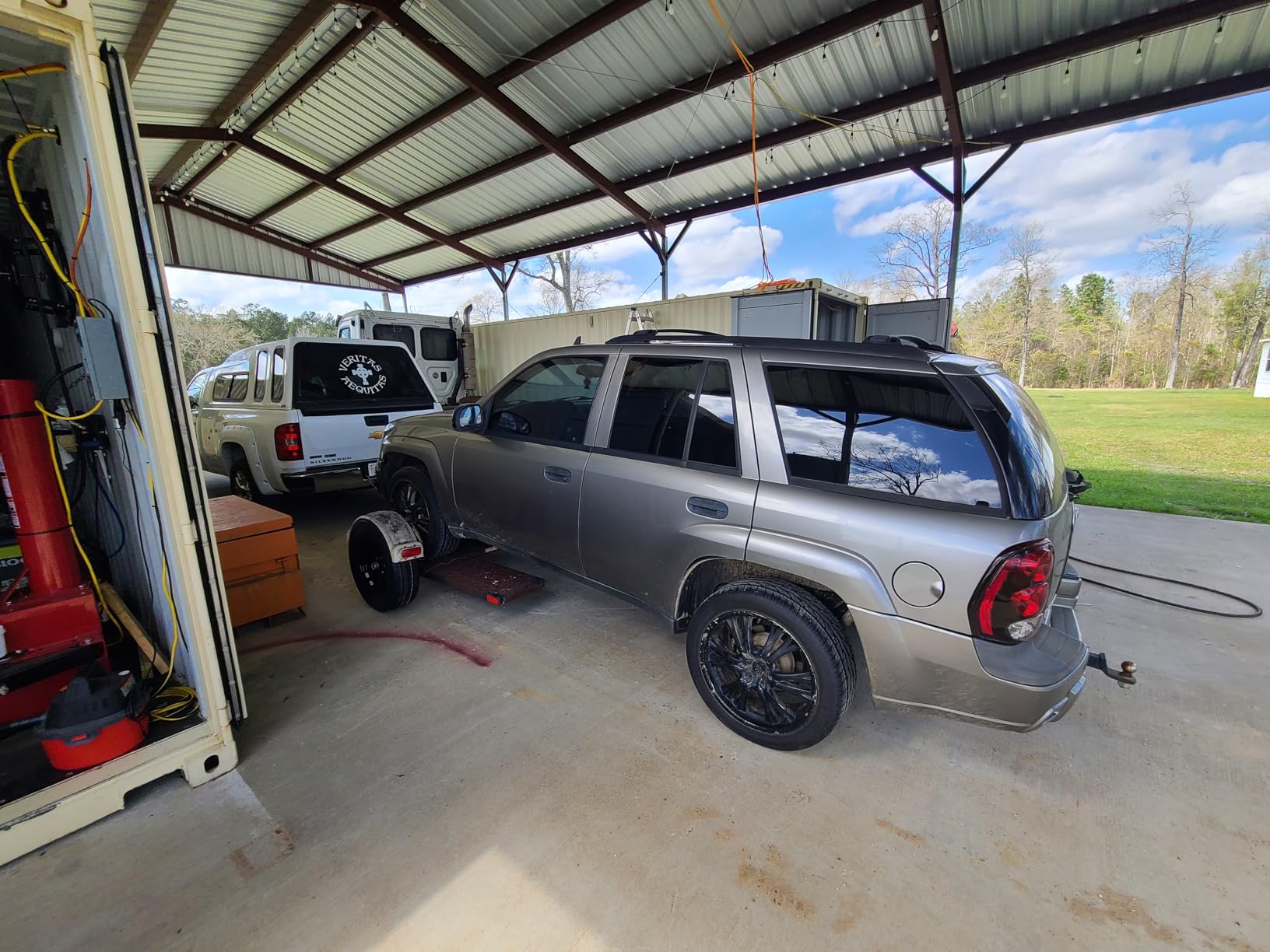Megalint Boat Trailer Winch 3500lbs with 33ft Strap, Heavy Duty Hook Portable Hand Winch, Steel Cable 3500lb Winch Two Way Ratchet Manual Winch for SUV ATV UTV Boat for 4:1/8:1 Gear Crank Winch customer photo 1