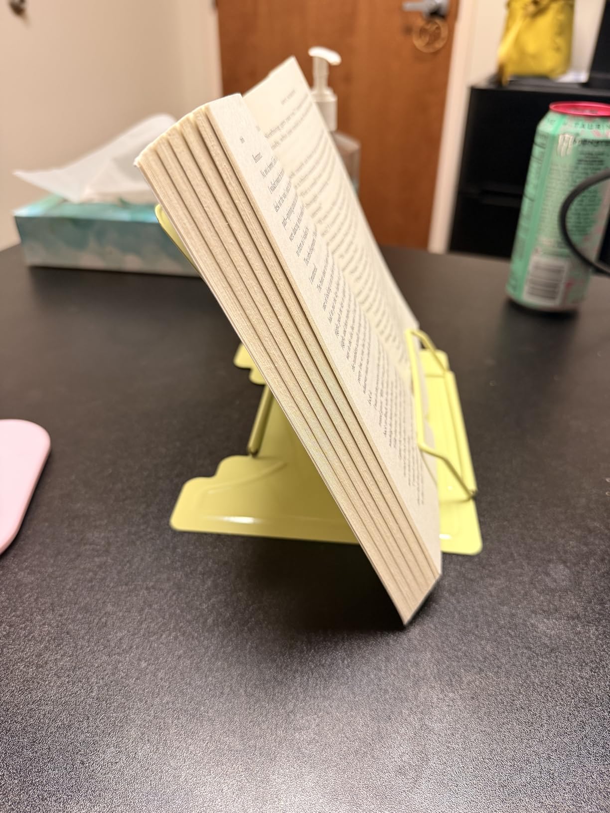 Camelmother Metal Book Holder Adjustable Book Stand for Reading customer photo 1