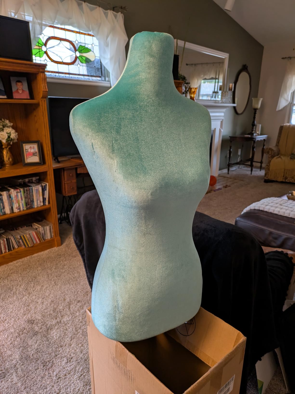 PayLessHere | Female Mannequin Torso | Black | Lightweight customer photo 1