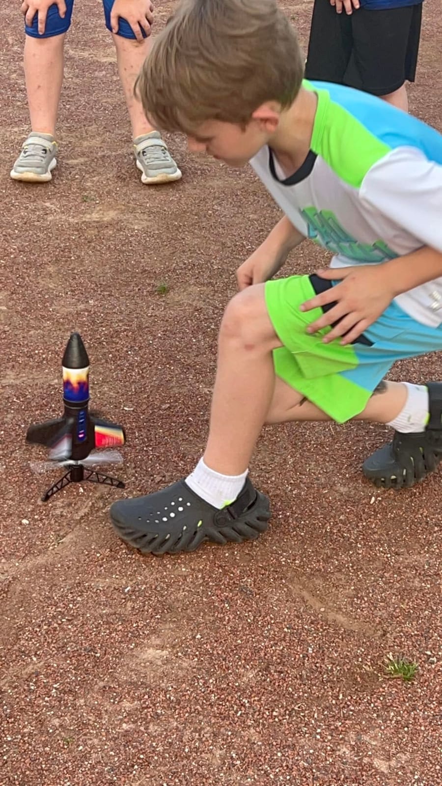 Rocket Launcher for Kids, Electric Flying Model Rocket Toy Kit customer photo 1