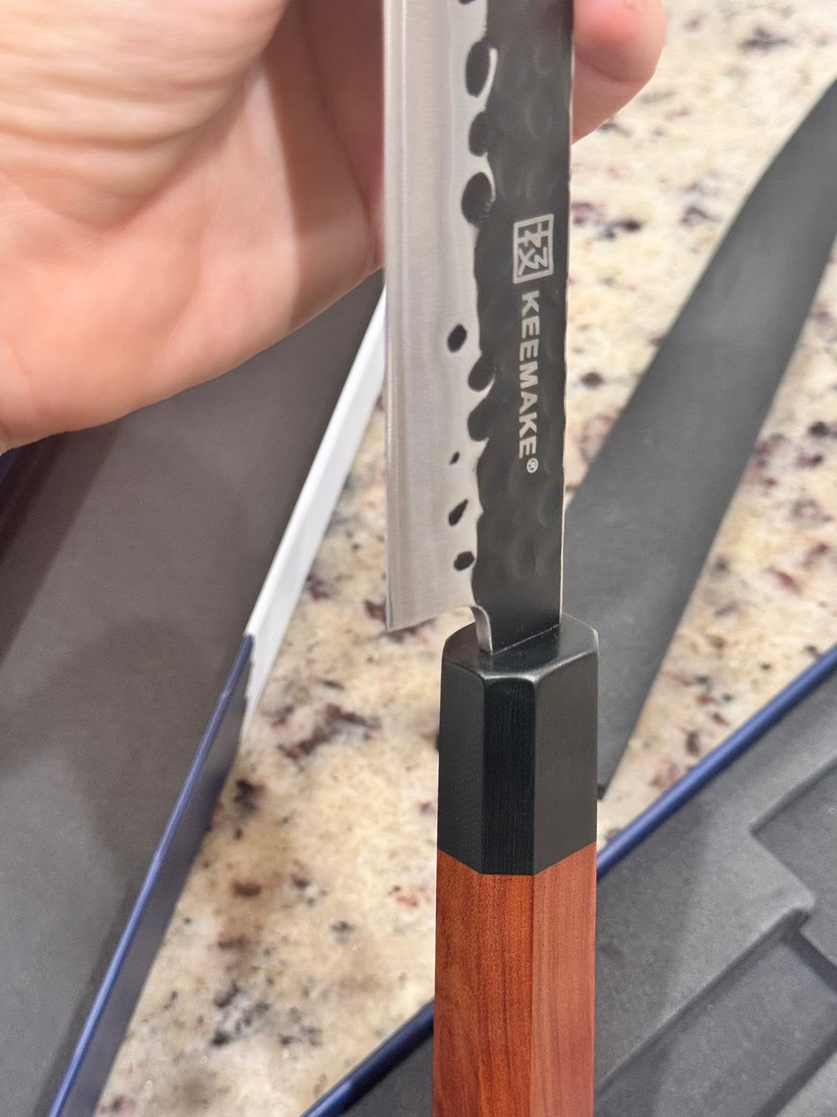 KEEMAKE 8 Inch Chef Knife, Japanese Hand Forged customer photo 2