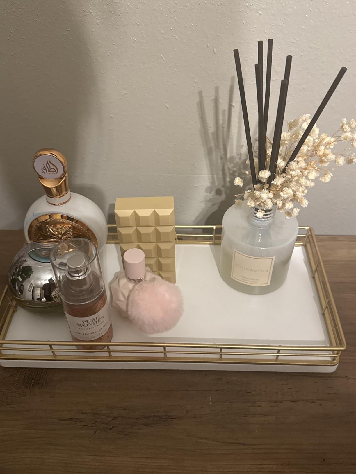 Cocorrína Reed Diffuser Set, Clean Linen 6.7 fl oz Scented Diffuser with Sticks Home Fragrance Reed Diffuser for Bathroom Shelf Décor customer photo 2
