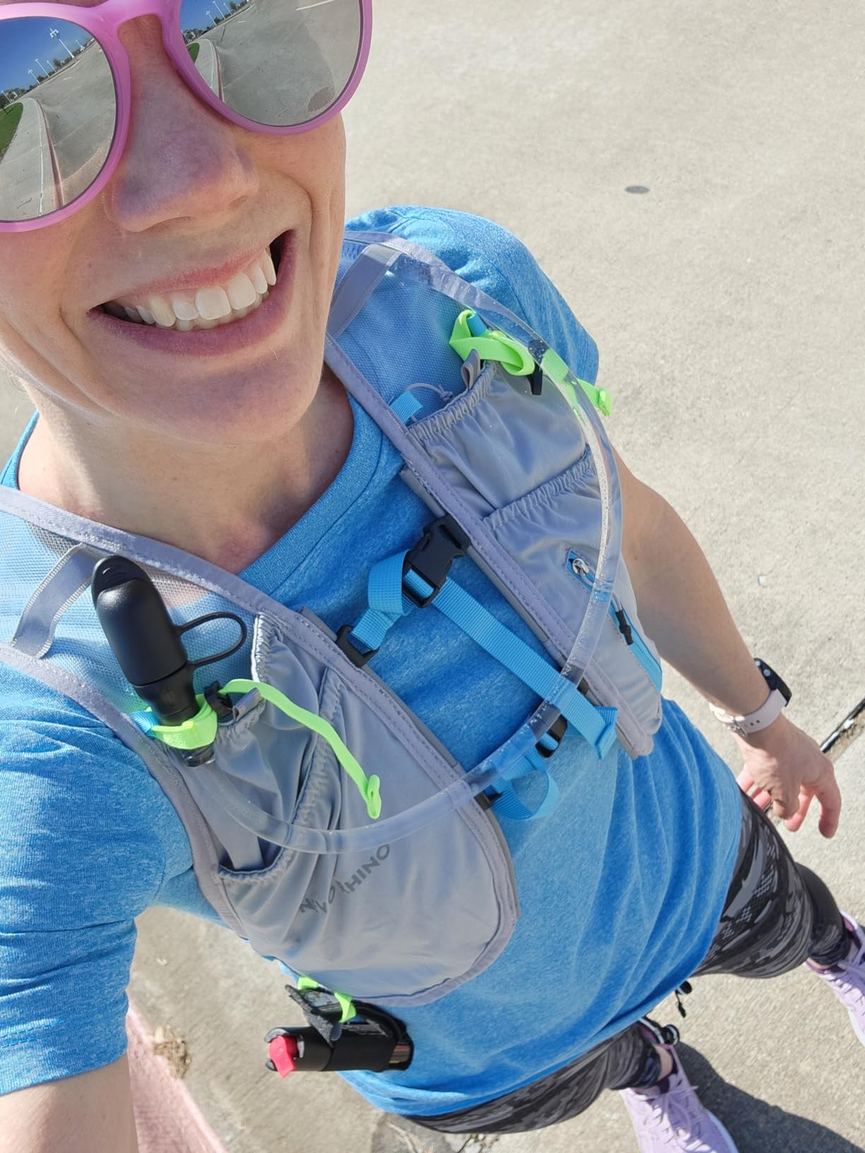 Waterproof Running Vest, Hydration Vest Pack with 1.5L Water Bladder customer photo 2
