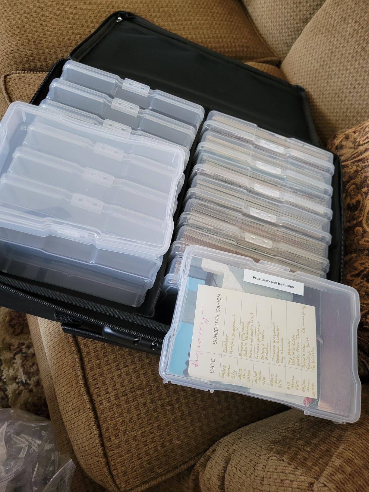 ENGPOW Fireproof Photo Storage Box with 16 Inner 4