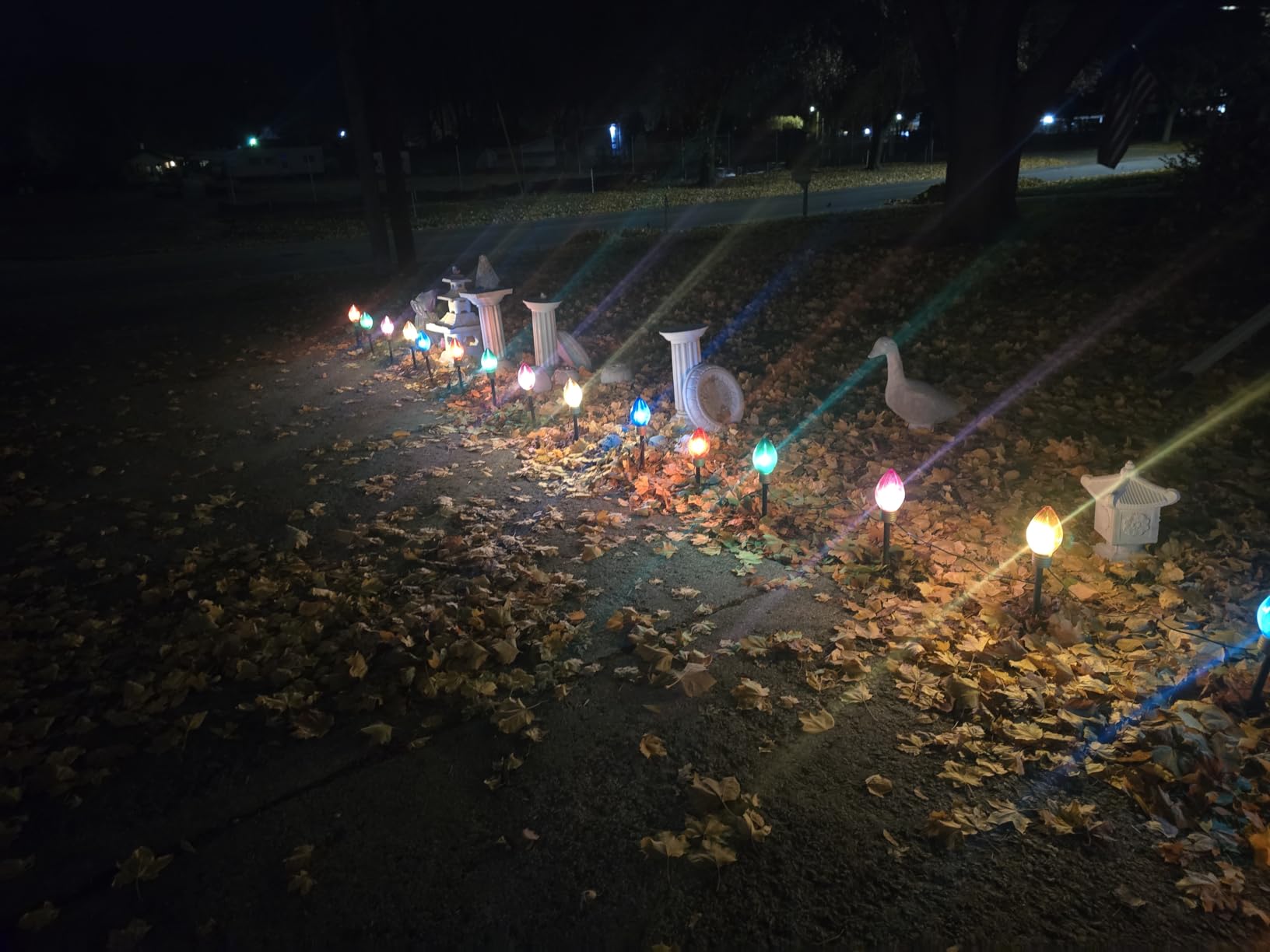 Jumbo C9 Christmas Pathway Lights Outdoor - 8.5 Feet 5 LED C9 Walkway Light customer photo 2