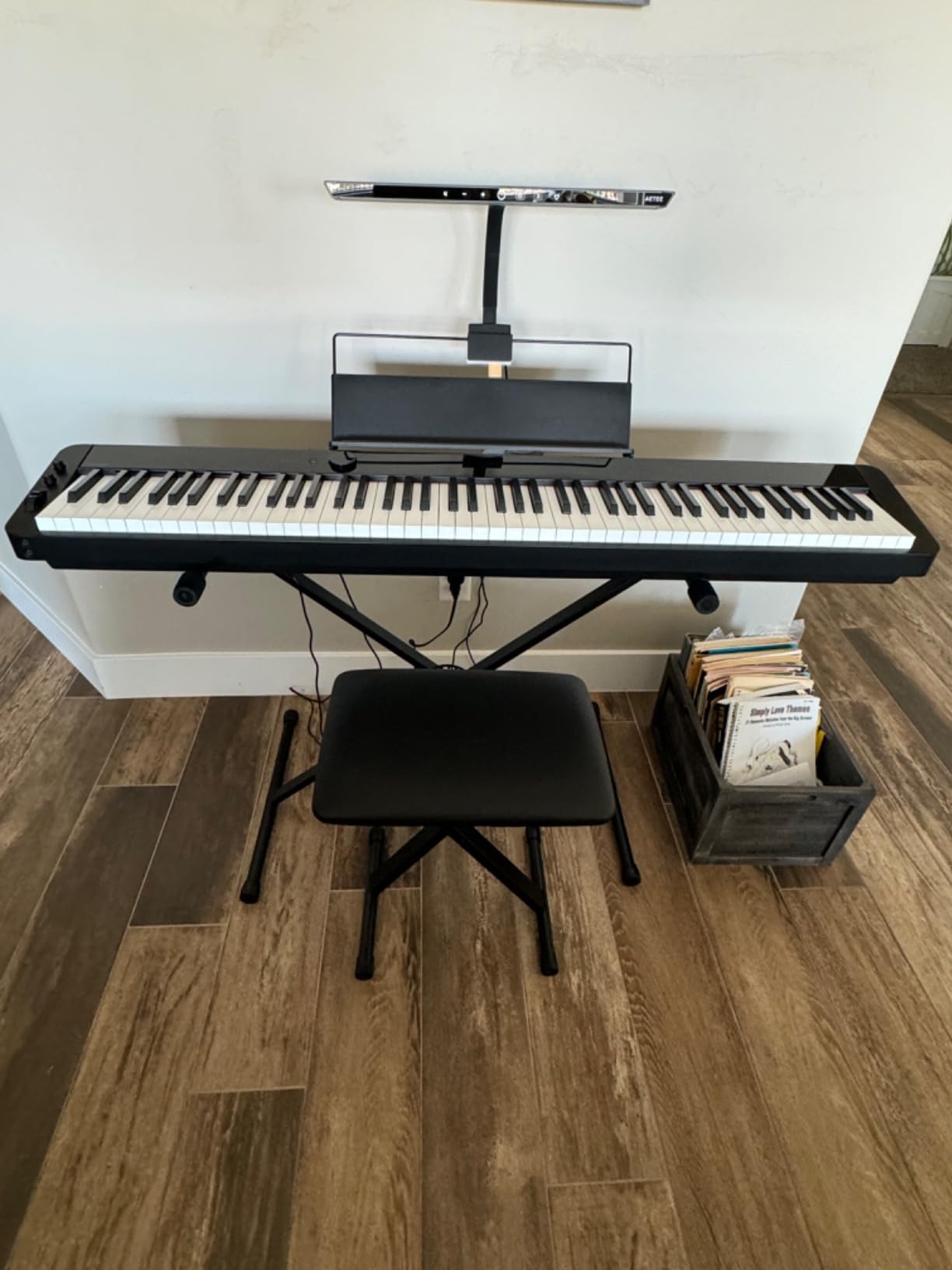 Piano Light for Digital Piano and Grand Piano, Professional Led Clip lamp with Ambient Light, Favorite Mode,Piano Lamps for Sheet Music, Eye-Care 5 Levels Color Temperatures 5 Levels Dimming customer photo 2