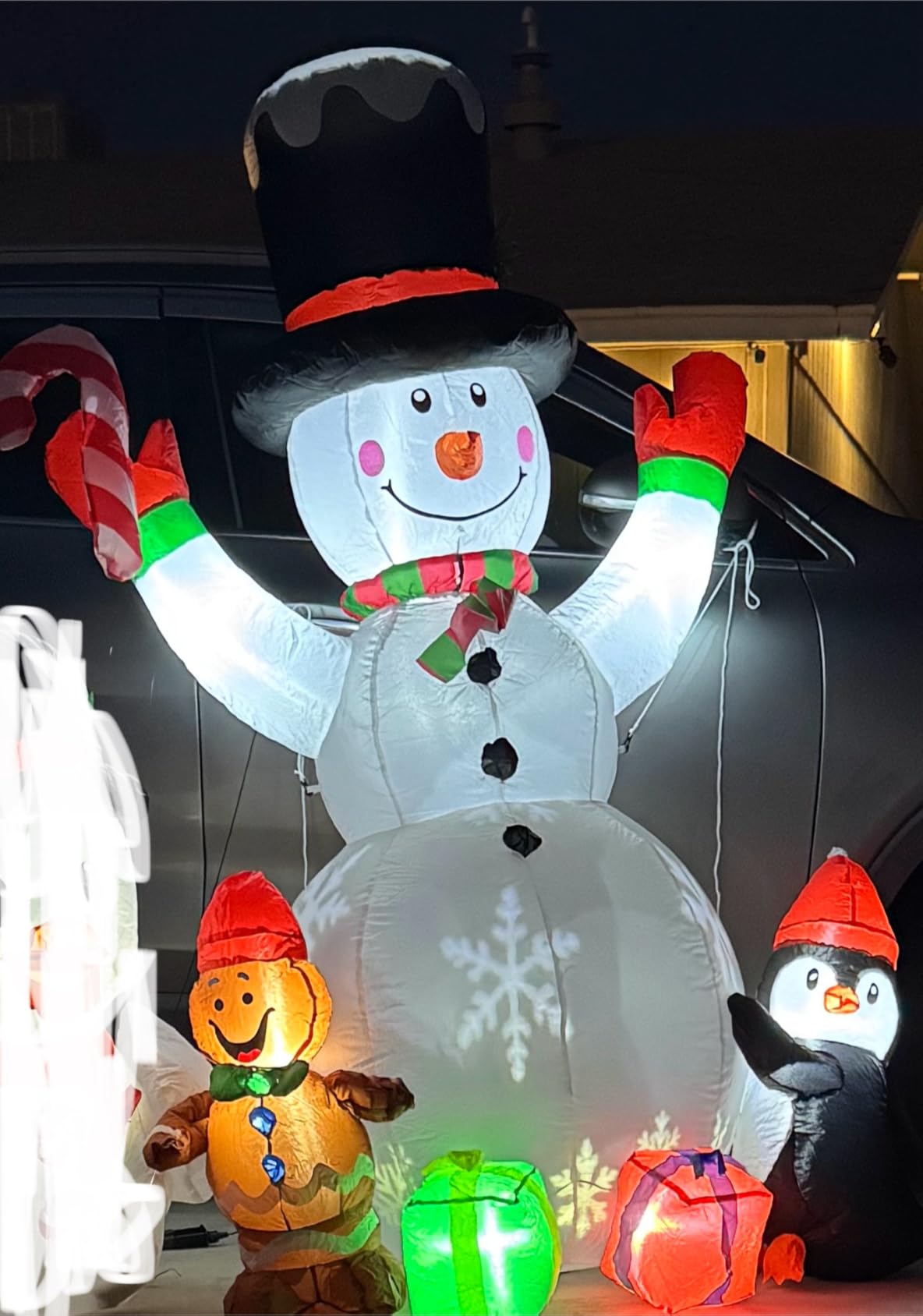 Christmas Decorations, Inflatable Snowman Christmas Yard Decoration - 6ft customer photo 1