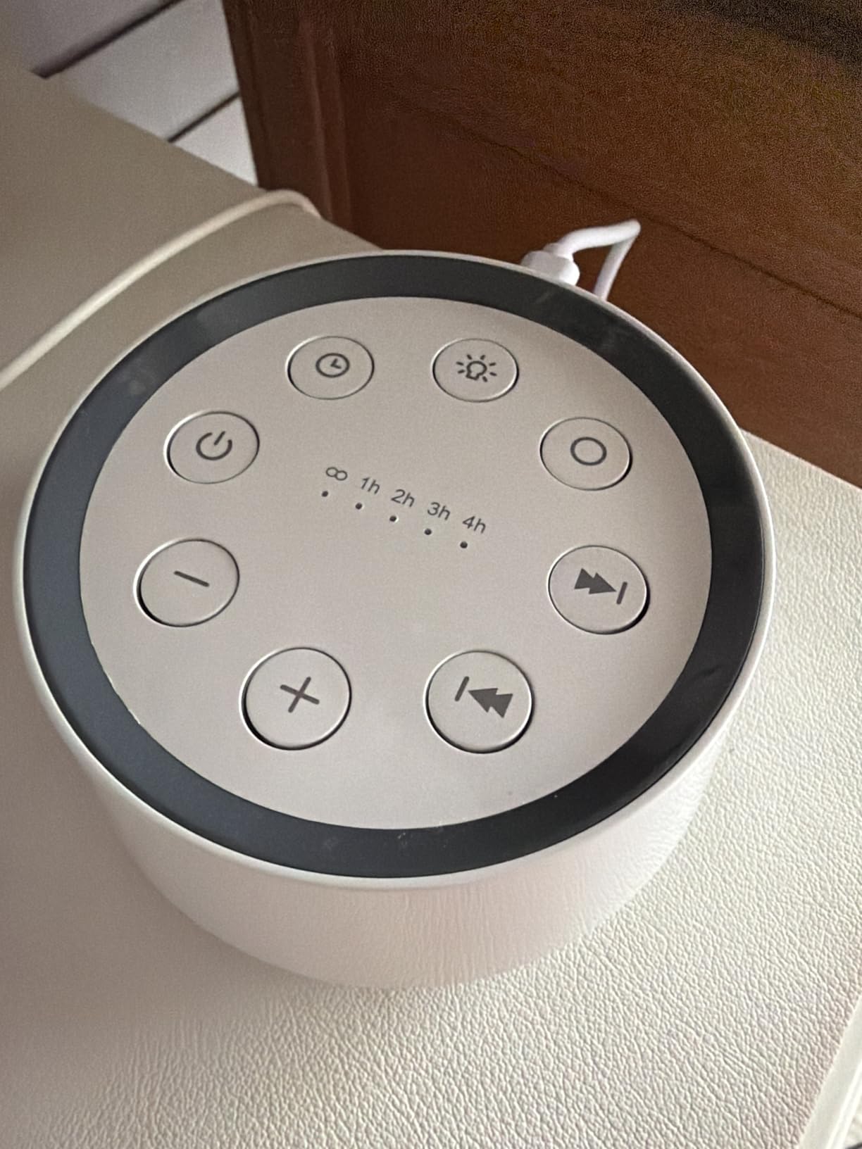 Brown Noise Sound Machine with 30 Soothing Sounds 12 Colors Night Light White Noise Machine for Adults Baby Kids Sleep Machines Memory Function 36 Volume Levels 5 Timers for Home Office Travel customer photo 1