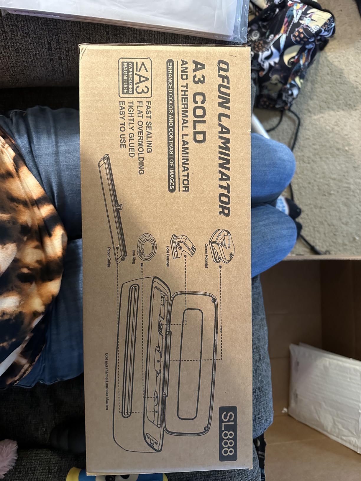 Qfun 13-Inch Thermal & Cold Laminator Machine 11x17 with Laminating Sheets customer photo 1
