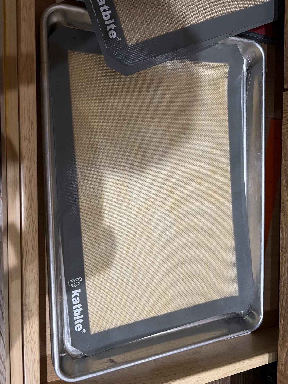 Katbite Macaron Silicone Baking Mat Set of 2 Grey customer photo 1
