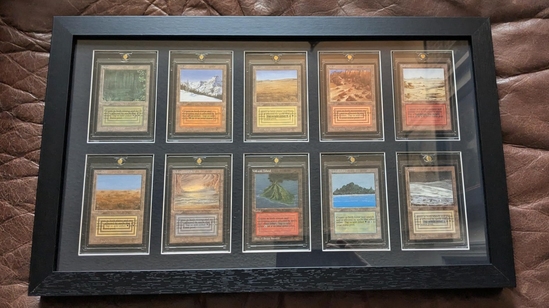 Bivitre Trading Card Display Frame with UV Protection Magnetic Card Holder customer photo 2