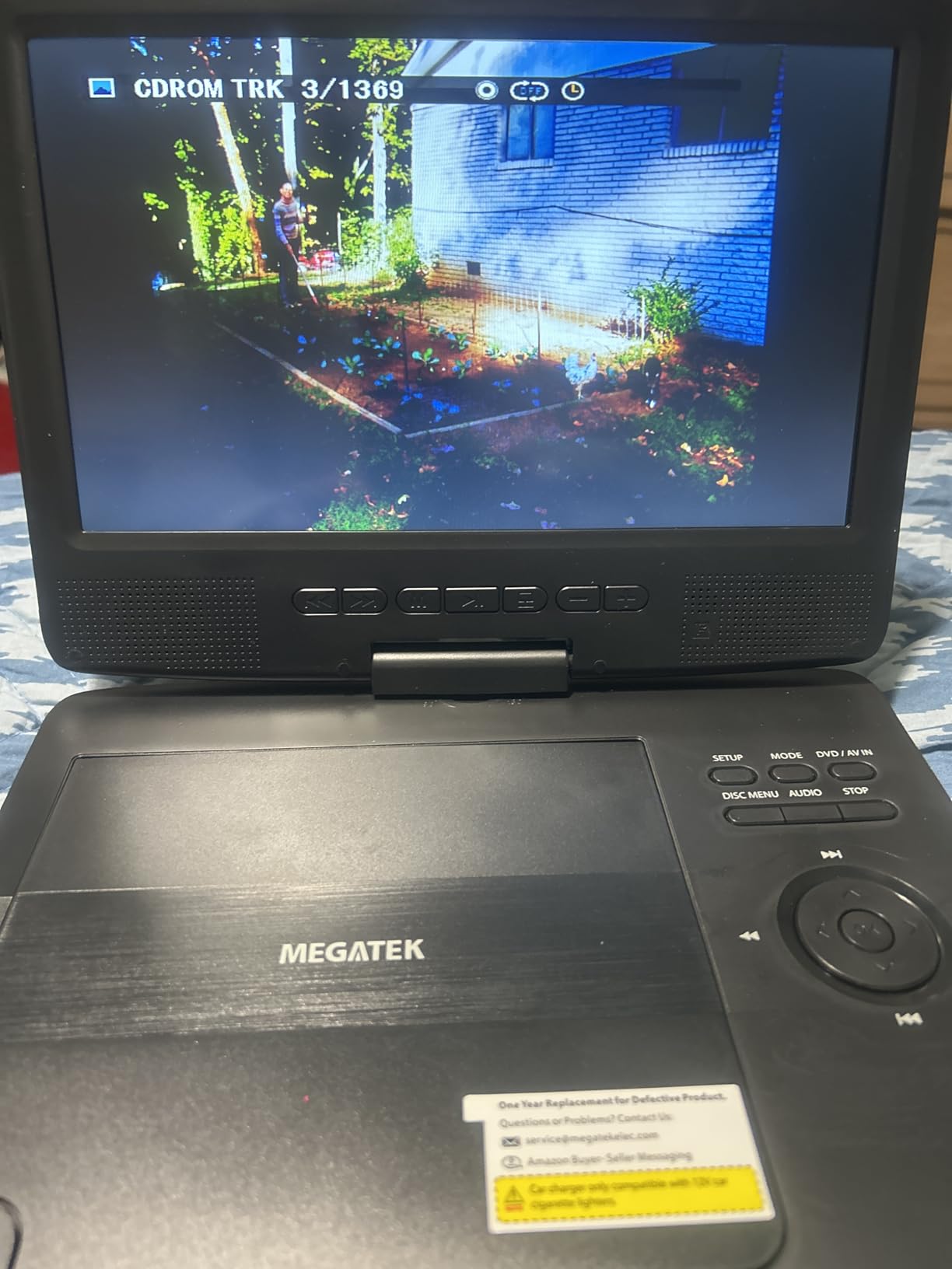 MEGATEK Portable DVD Player with 10.5