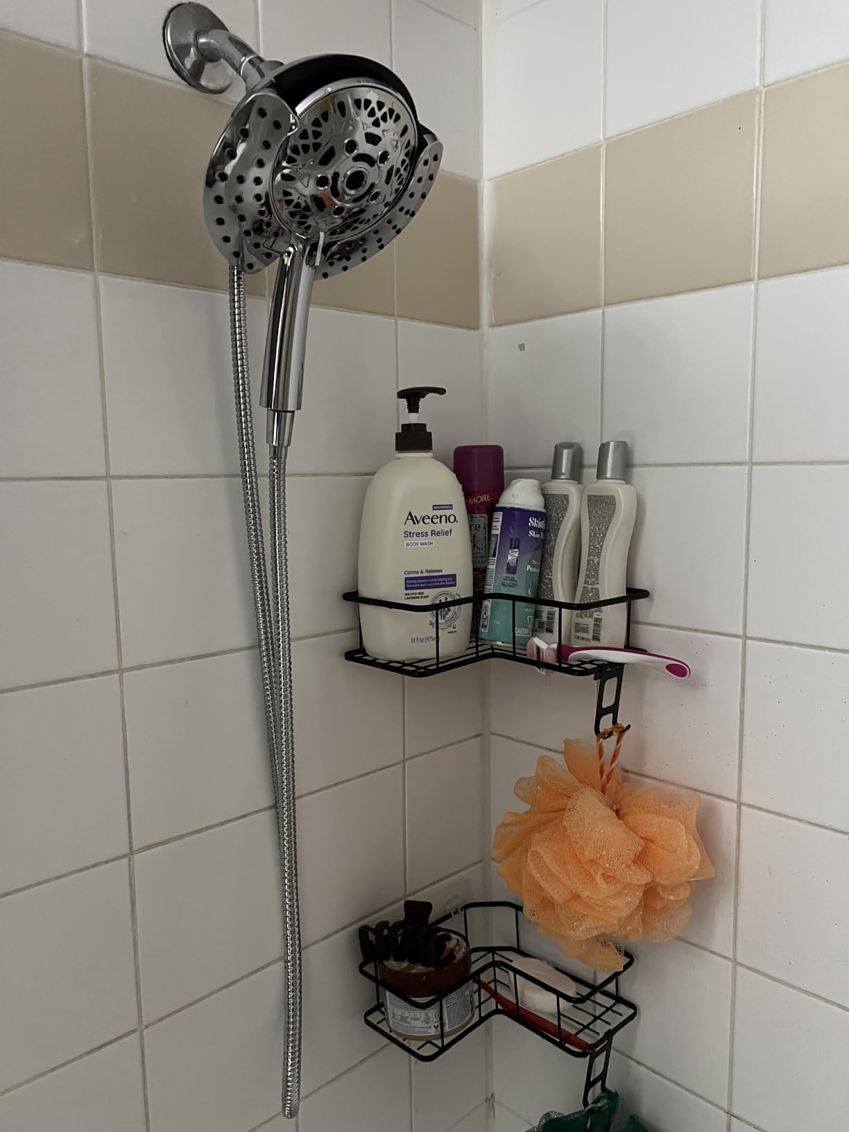 INAVAMZ 2 in 1 Shower Head with Handheld Combo High Pressure Silver 1.8 GPM customer photo 1