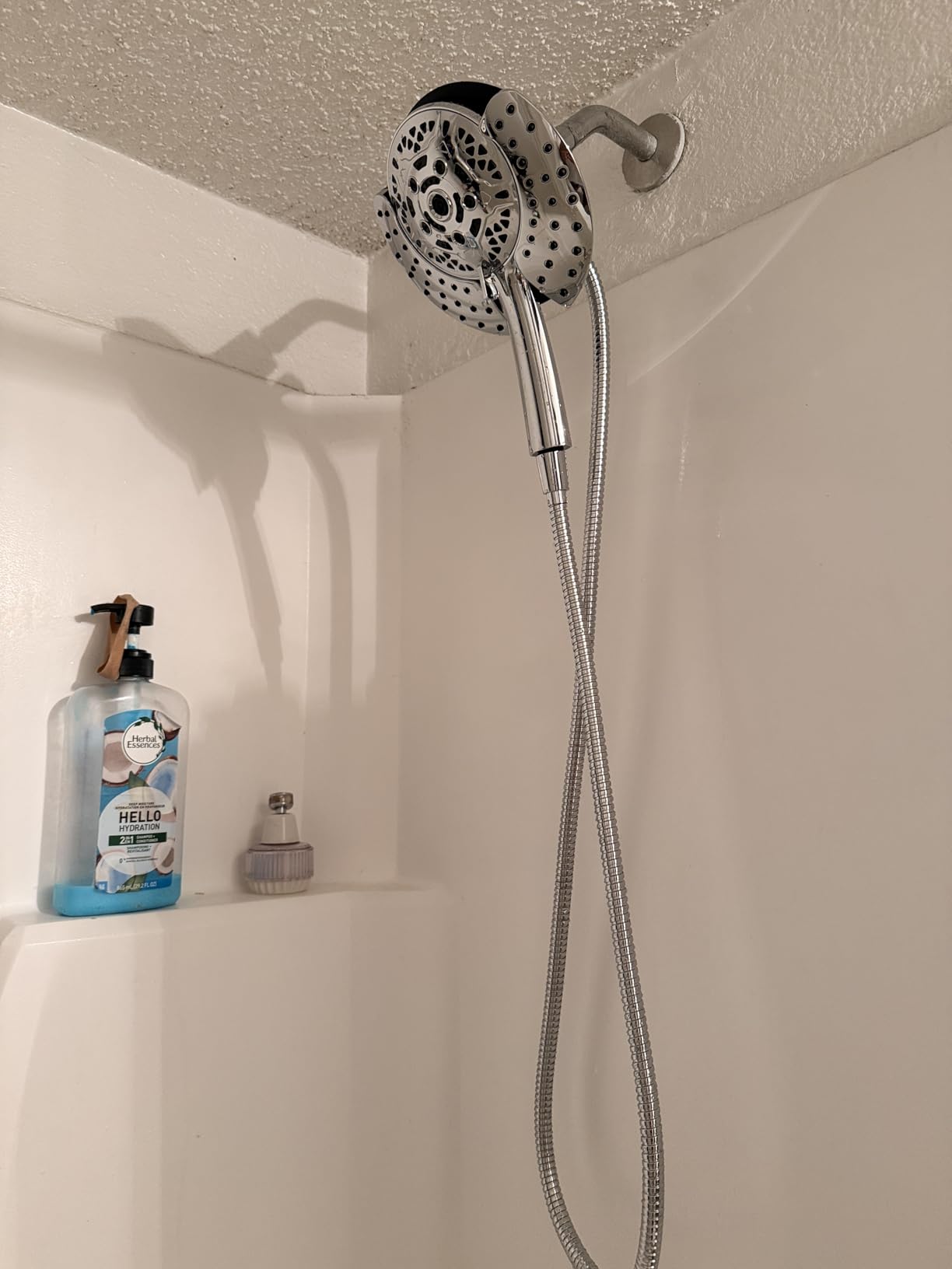 INAVAMZ 2 in 1 Shower Head with Handheld Combo High Pressure Silver 1.8 GPM customer photo 2
