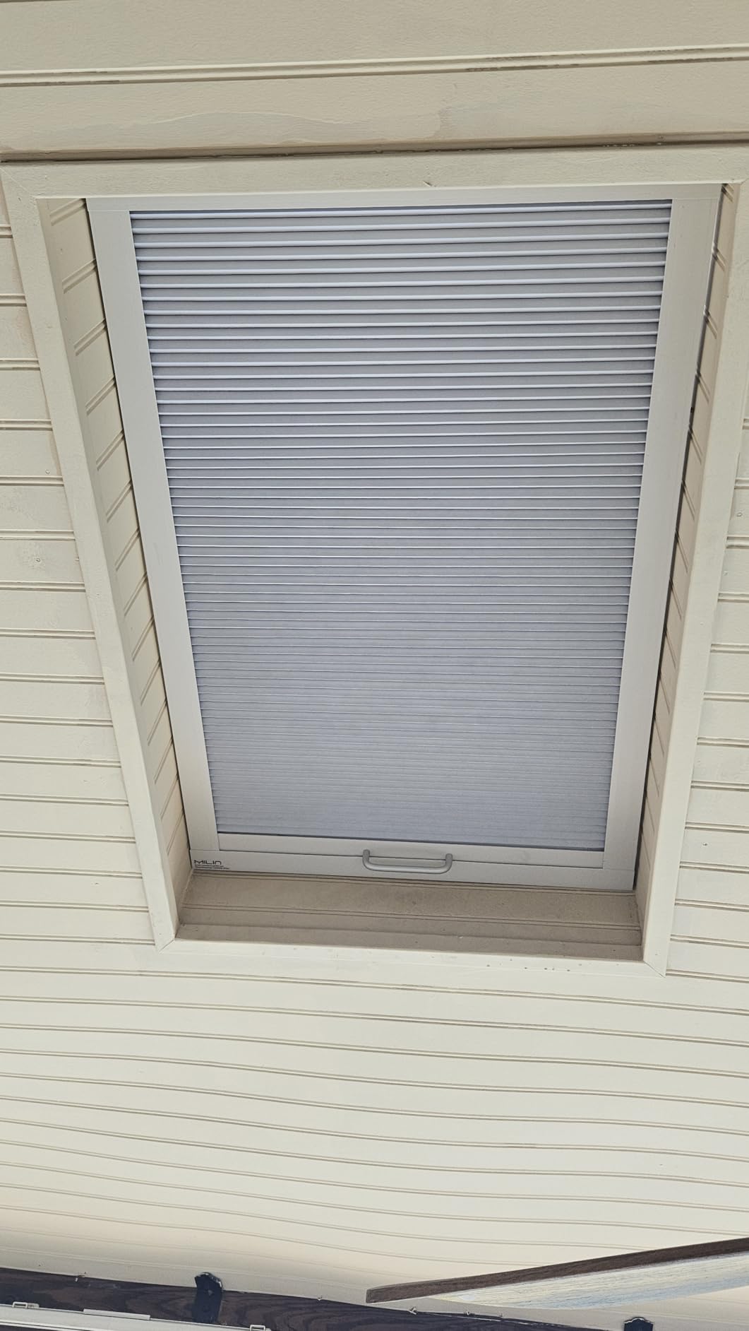 MiLin Blackout White Skylight Blinds Cordless Cellular Shades for Windows customer photo 2