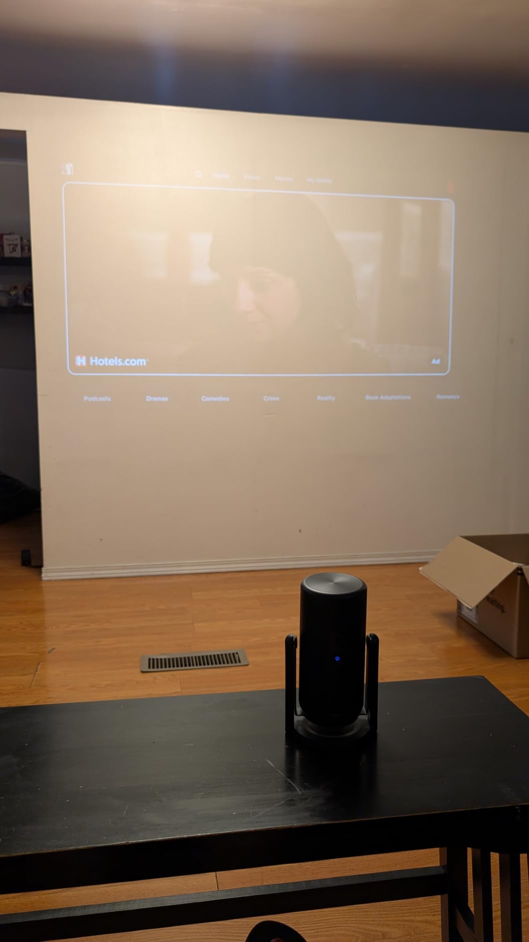 NEBULA Capsule 3 Laser Outdoor Portable Mini Smart TV Projector | Google TV, Netflix-Certified, Dolby Digital Sound, 120