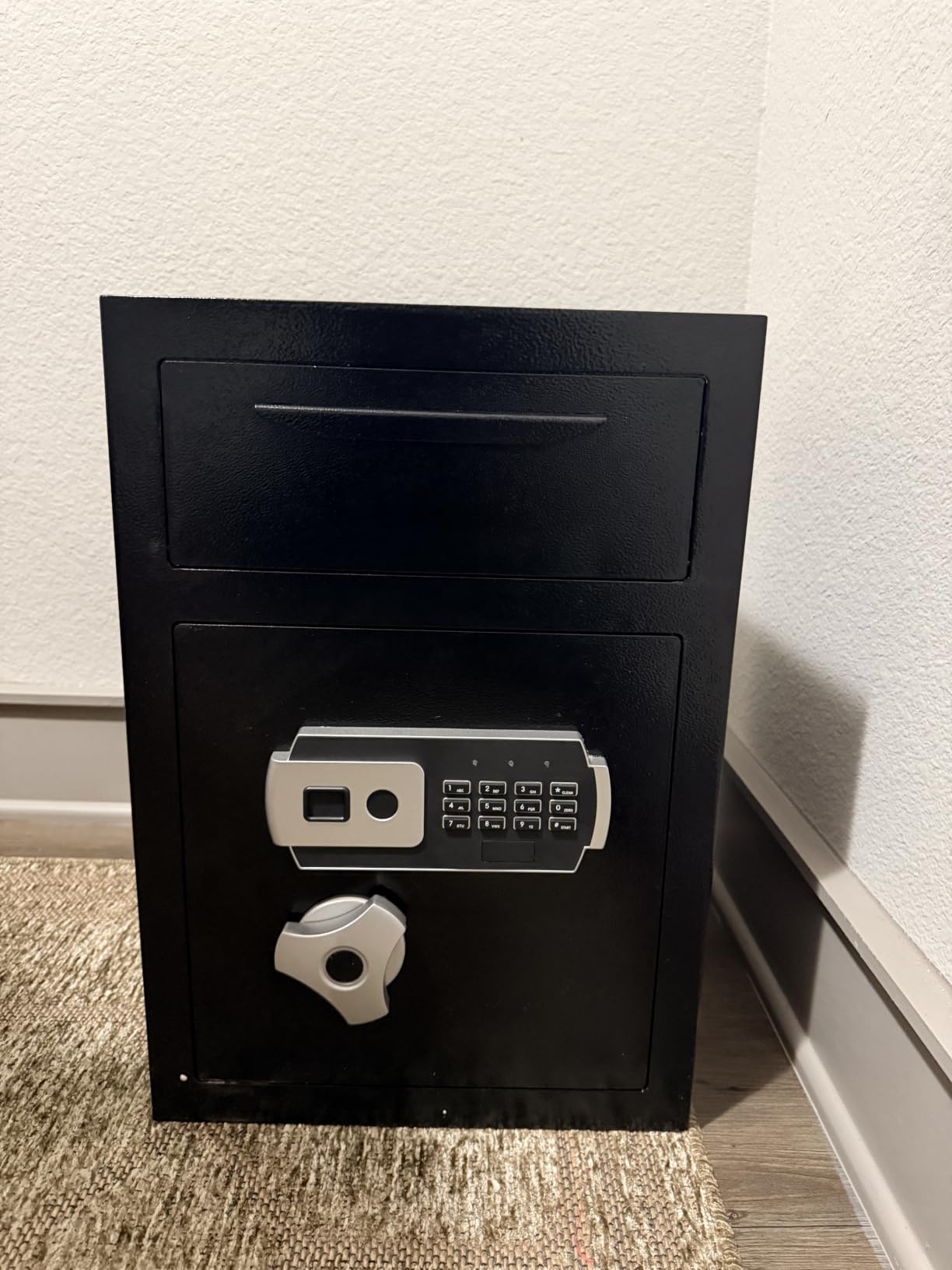 KAER 2.8 Cuft Drop Safe for Small Business Heavy Duty Steel Money Safe with Drop Slot for Cash,Slips,Documents,Depository Cash Safe with Fireproof Bag,Anti-Theft Cash Drop Box for Home/Retail/Office customer photo 1