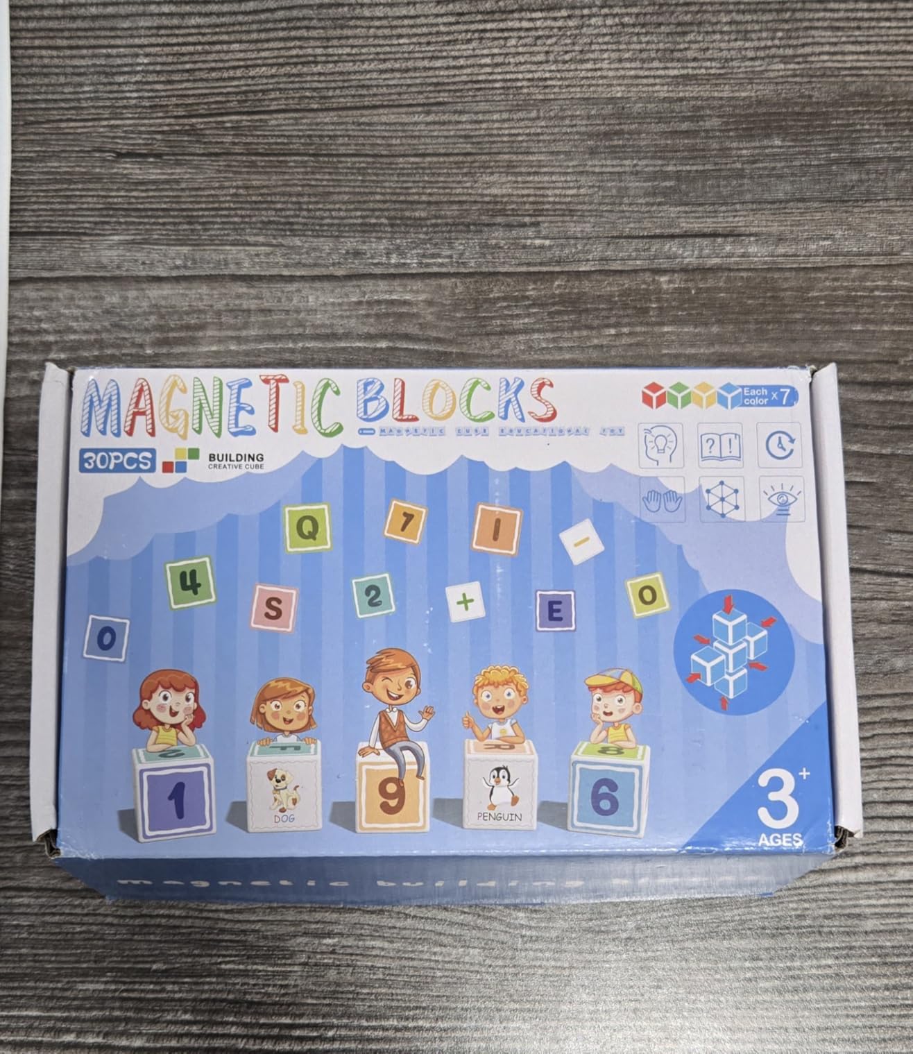 Magnetic Blocks for Kids Ages 1-3, Large Magnet Toys Toddler Building customer photo 1