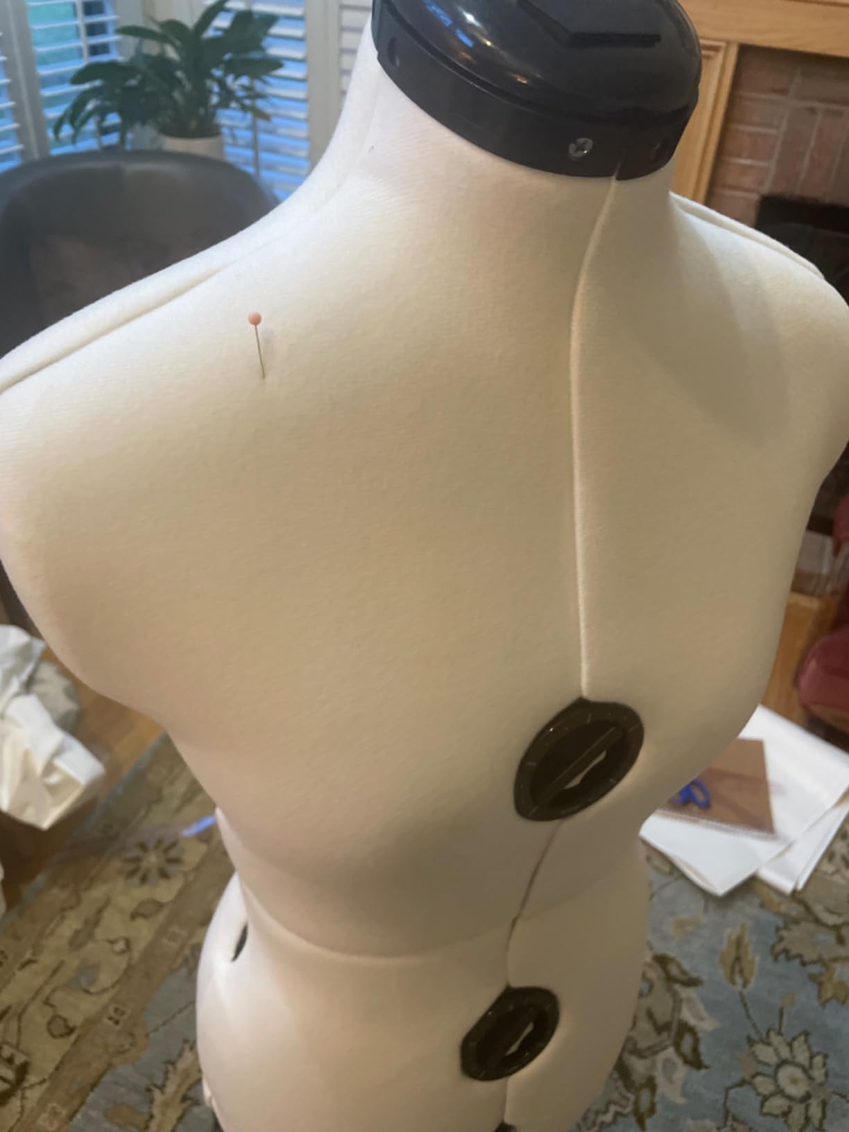 Black Female Adjustable Dress Form Mannequin Size 6-14 customer photo 1