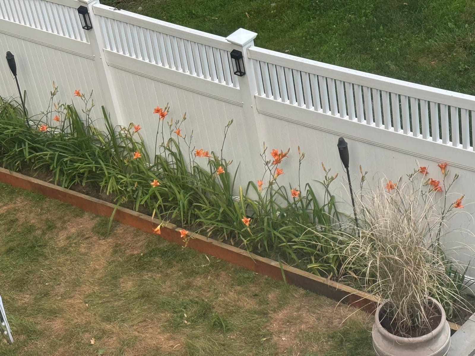 Corten Steel Landscape Edging 8 Inch H x 40 Inch L, 6-Pack 20ft customer photo 2