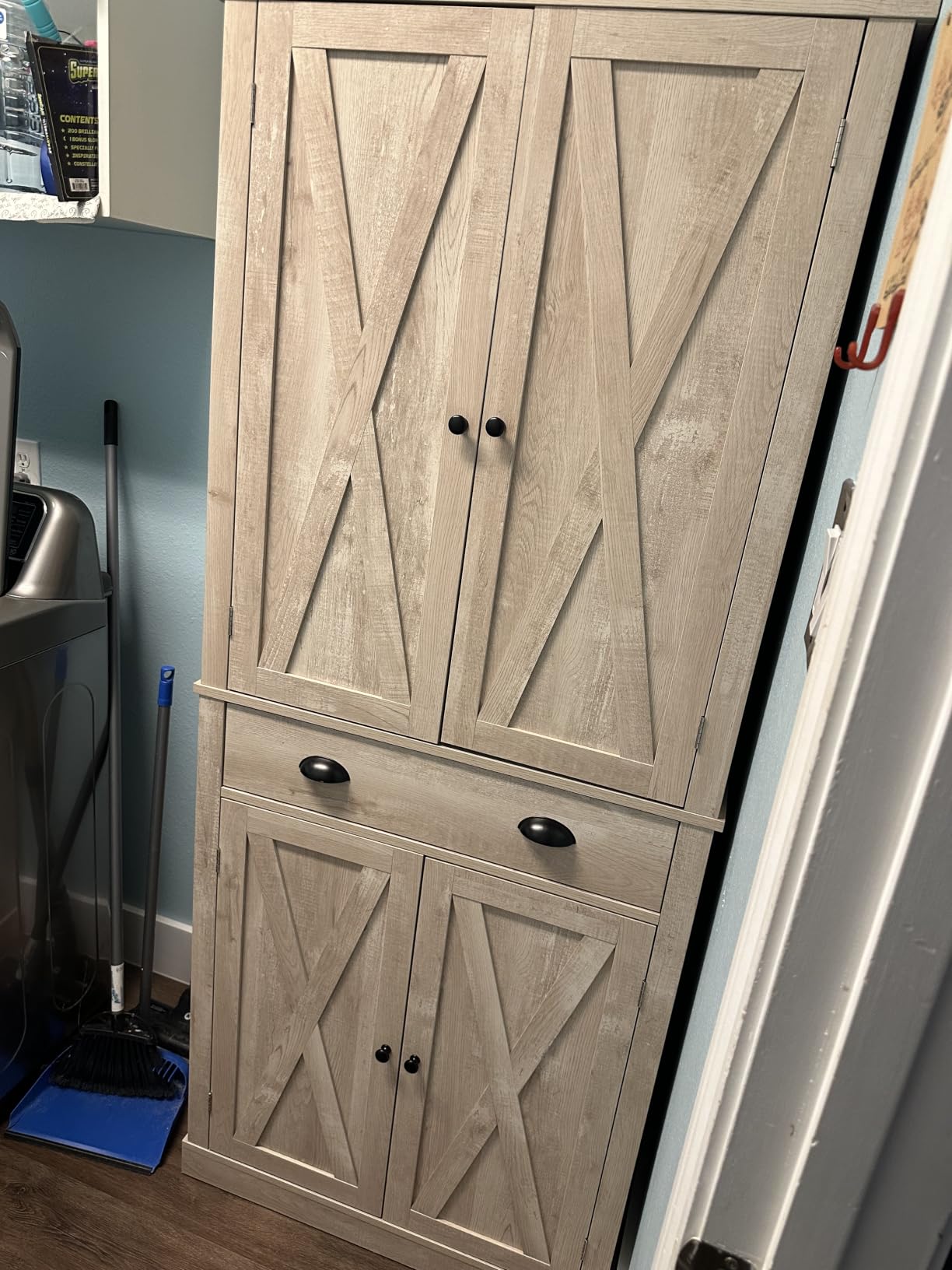 IRONCK Kitchen Pantry Storage Cabinet, 72.6