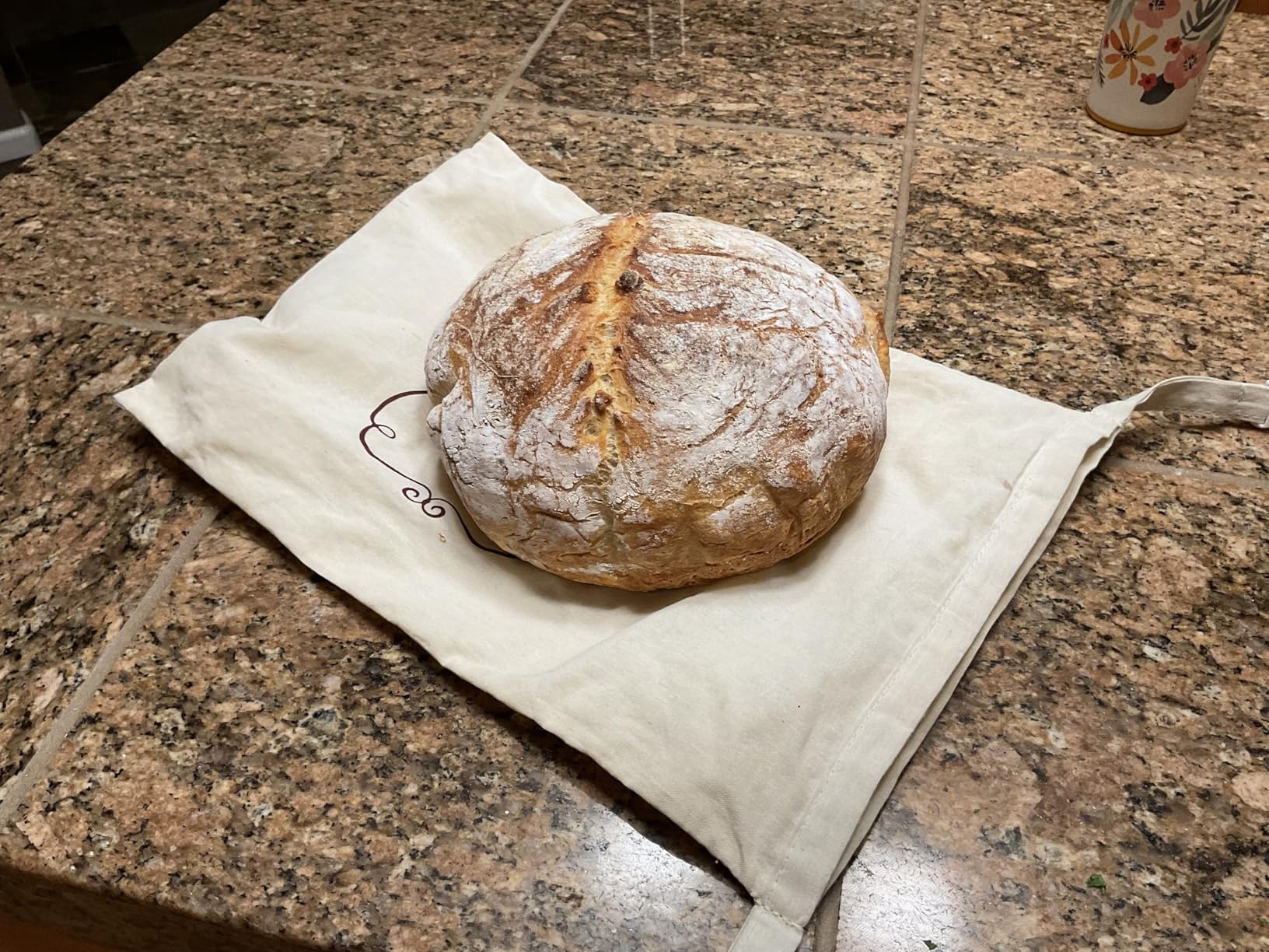 Saint Germain Bakery Premium Round Bread Banneton Basket with Liner - Perfect Brotform Proofing Basket for Making Beautiful Bread (9 inch) customer photo 1