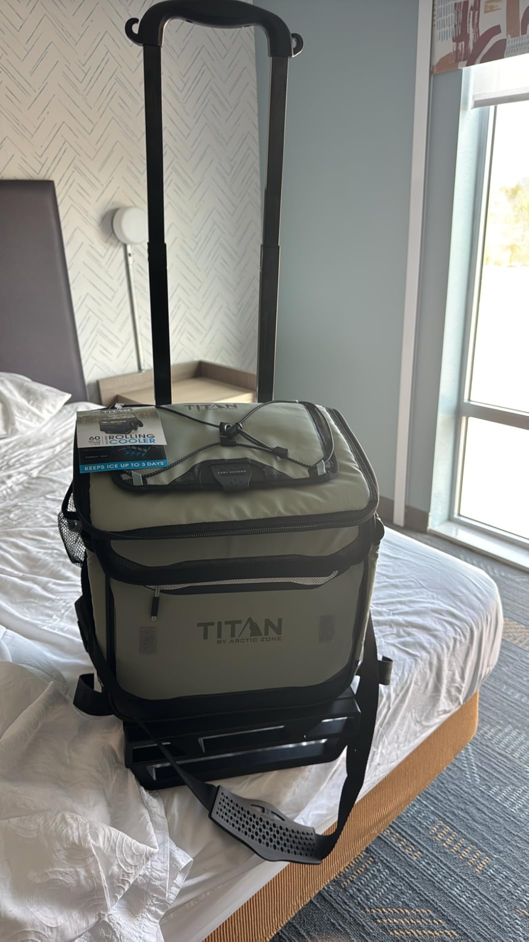 Titan 60 Can Cooler with Wheeled Cart, Ice Up to 3 Days customer photo 1