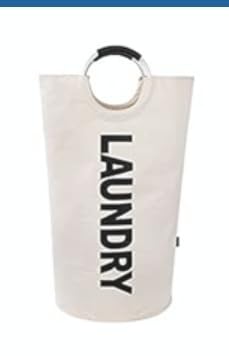 Caroeas Tall Laundry Basket 90L, Large Hamper, Freestanding Laundry Bag customer photo 1