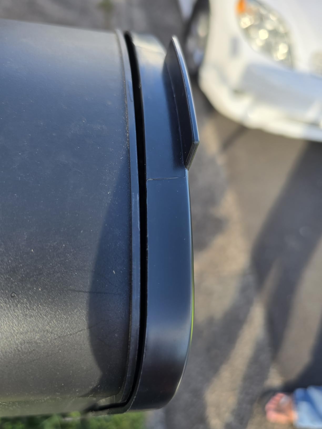 Architectural Mailboxes Parsons Post Mount Mailbox, Black, Medium | Durable plastic build with weather-resistant outdoor construction. USPS approved. customer photo 2