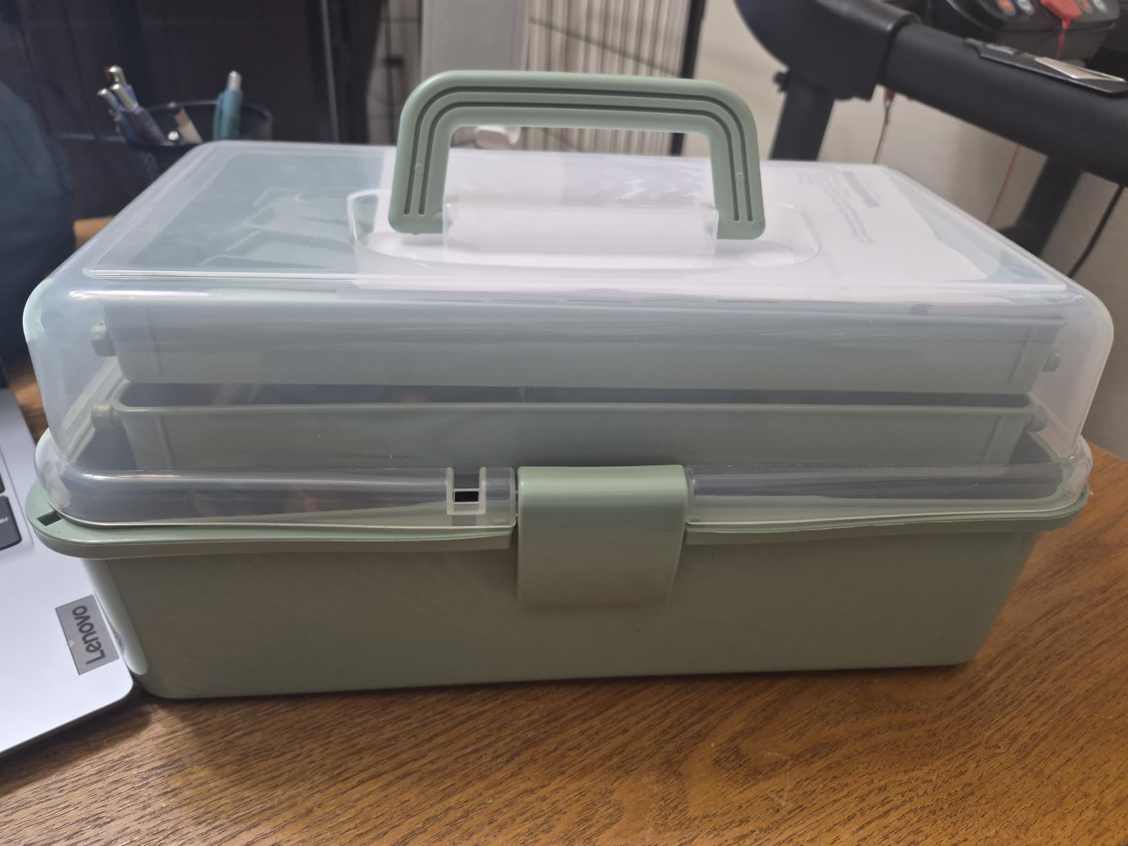 BTSKY 3-Layer Plastic Dividing Storage Box Craft Organizer and Storage customer photo 1