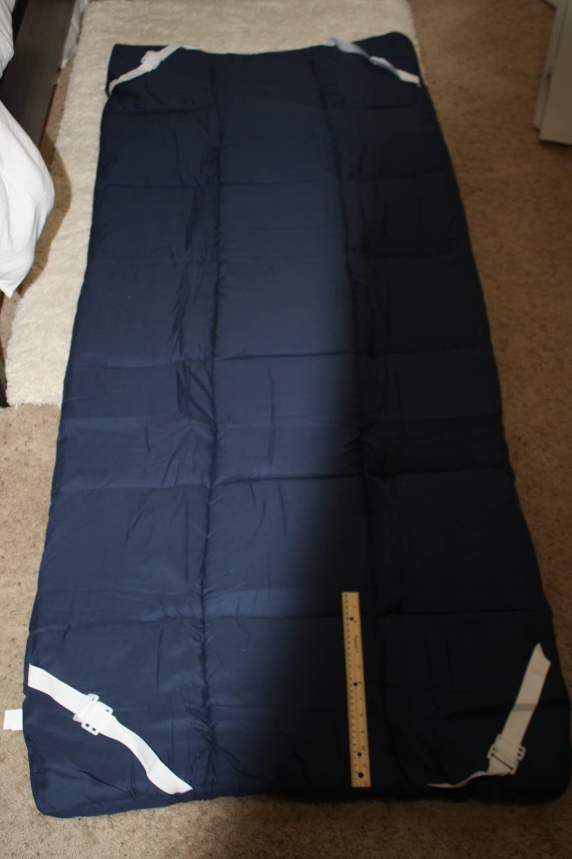 Cot Mattress Topper (Improved Thickness), Foam Quilted Pads for Camping, Soft Comfortable Sleeping Cot Mattress Pad Only, Camping Pad 75