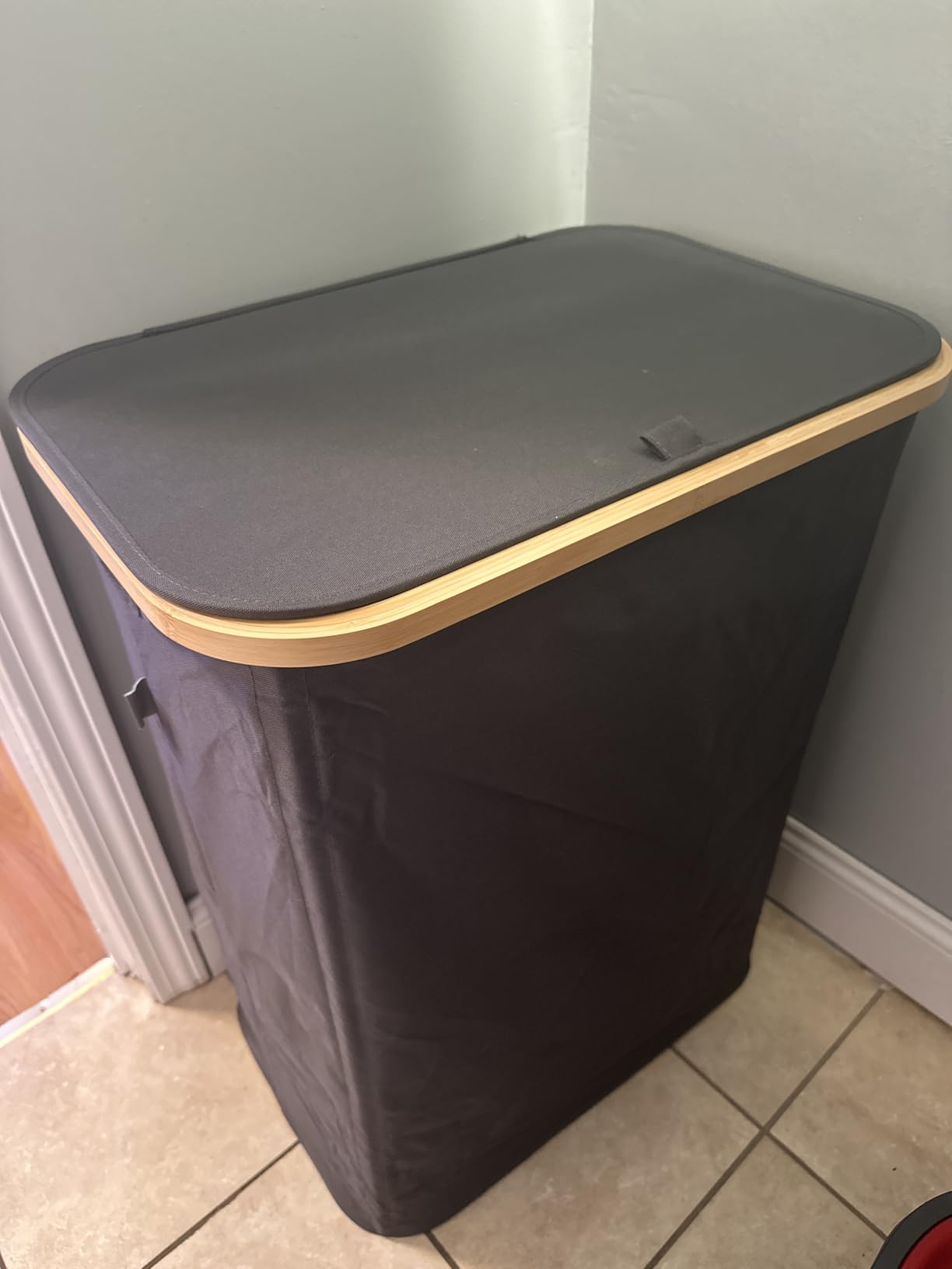 Hampers for Laundry Basket with Lid, 145L Large Laundry Hamper 3 Section customer photo 1