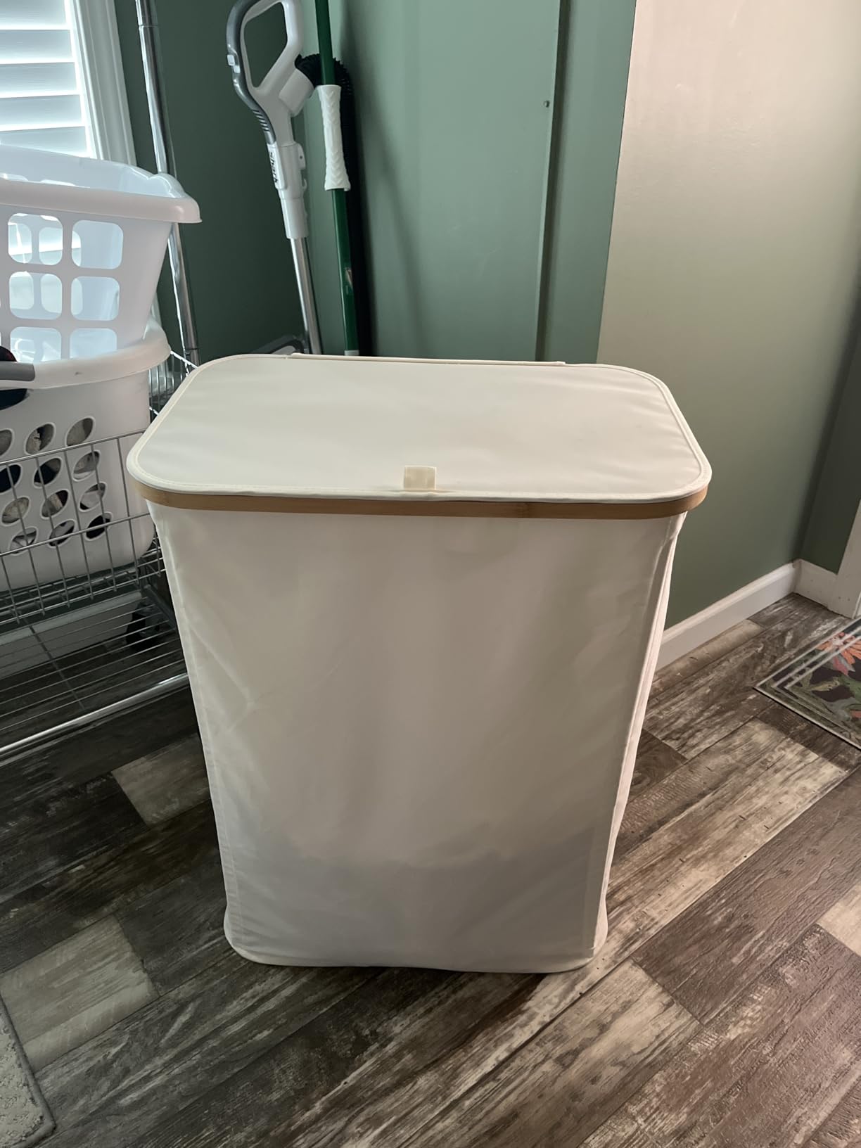 Hampers for Laundry Basket with Lid, 145L Large Laundry Hamper 3 Section customer photo 2