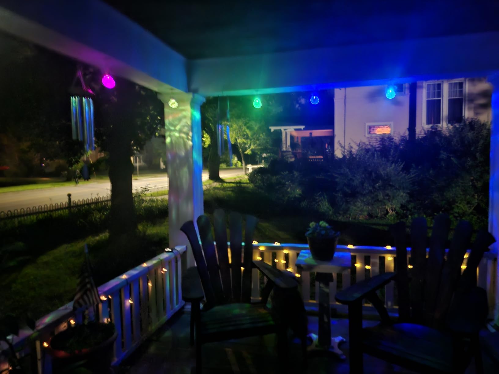 GIGALUMI Solar Hanging Lights Outside Solar Christmas Decoration Light 12Pc customer photo 2