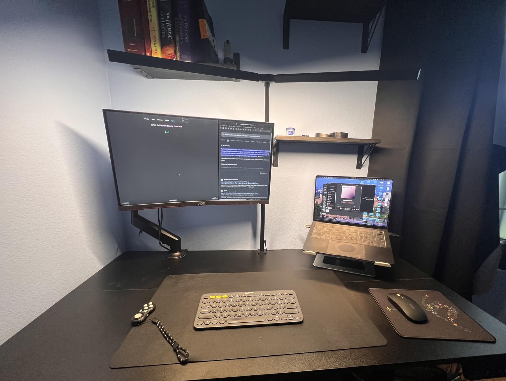 Pzloz Led Desk Lamp for Office Home - Eye Caring Architect lamp with Clamp,Dual Screen Computer Monitor Work Smart Light: 24W 5 Color Flexible Adjustable Lighting Table Lamp for Study Drafting customer photo 1
