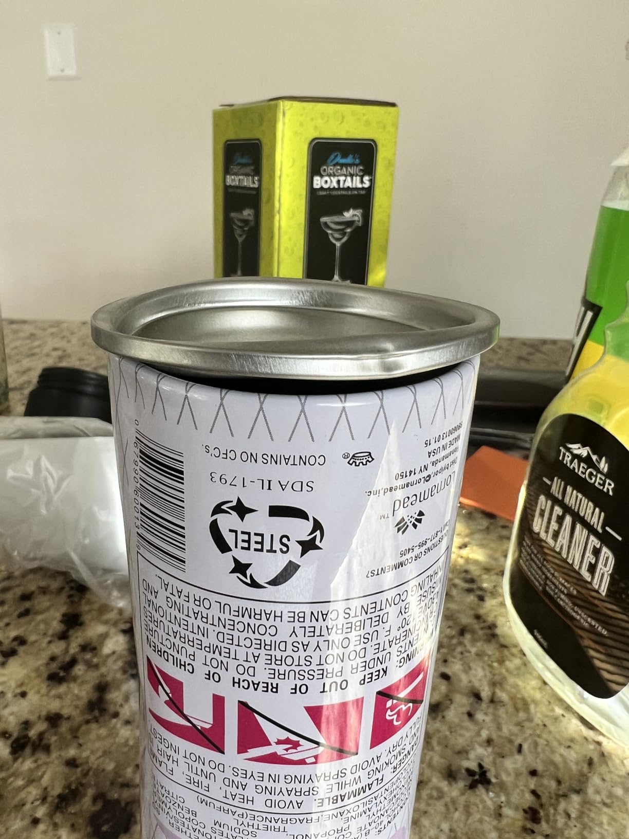 Aquanet Spray Diversion Safe Stash Can with Food Grade Smell Proof Bag with Hidden Compartment for Keys, Cash and Valuables customer photo 1