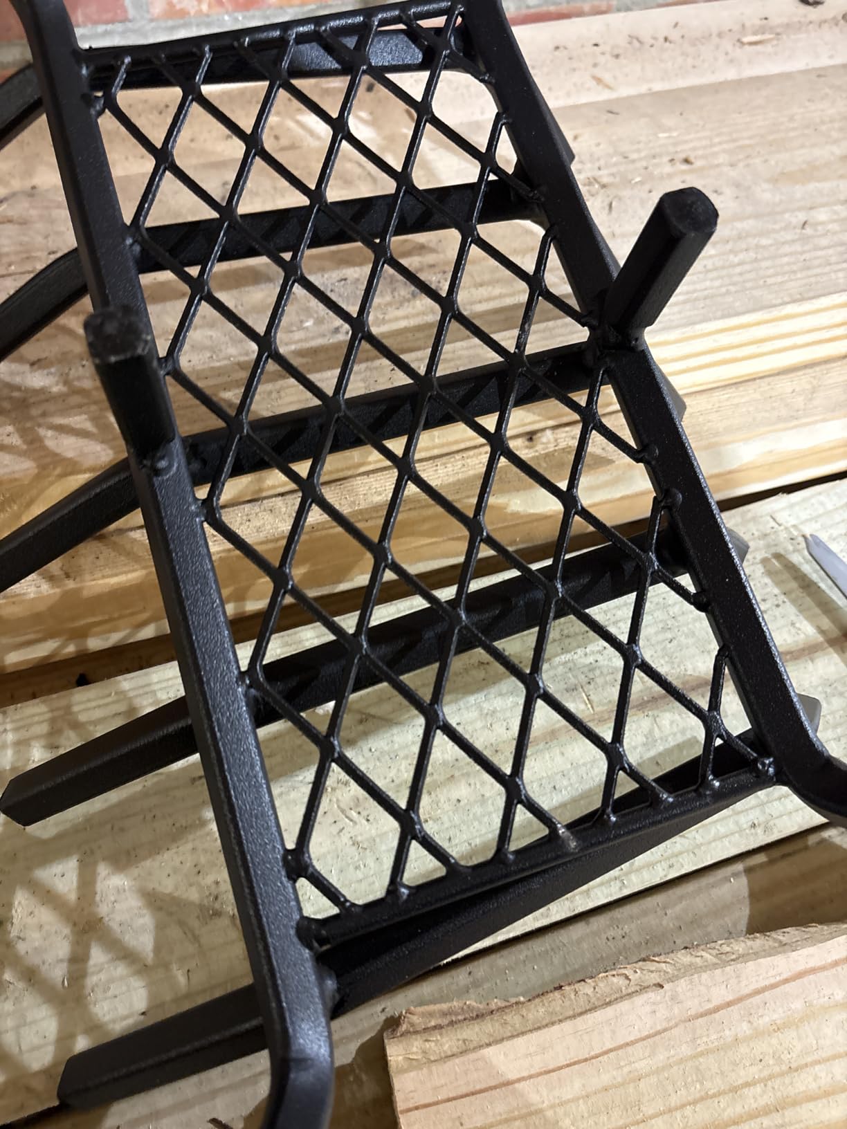 INNO STAGE 14 Inch Fireplace Grate with Ember Retainer customer photo 1