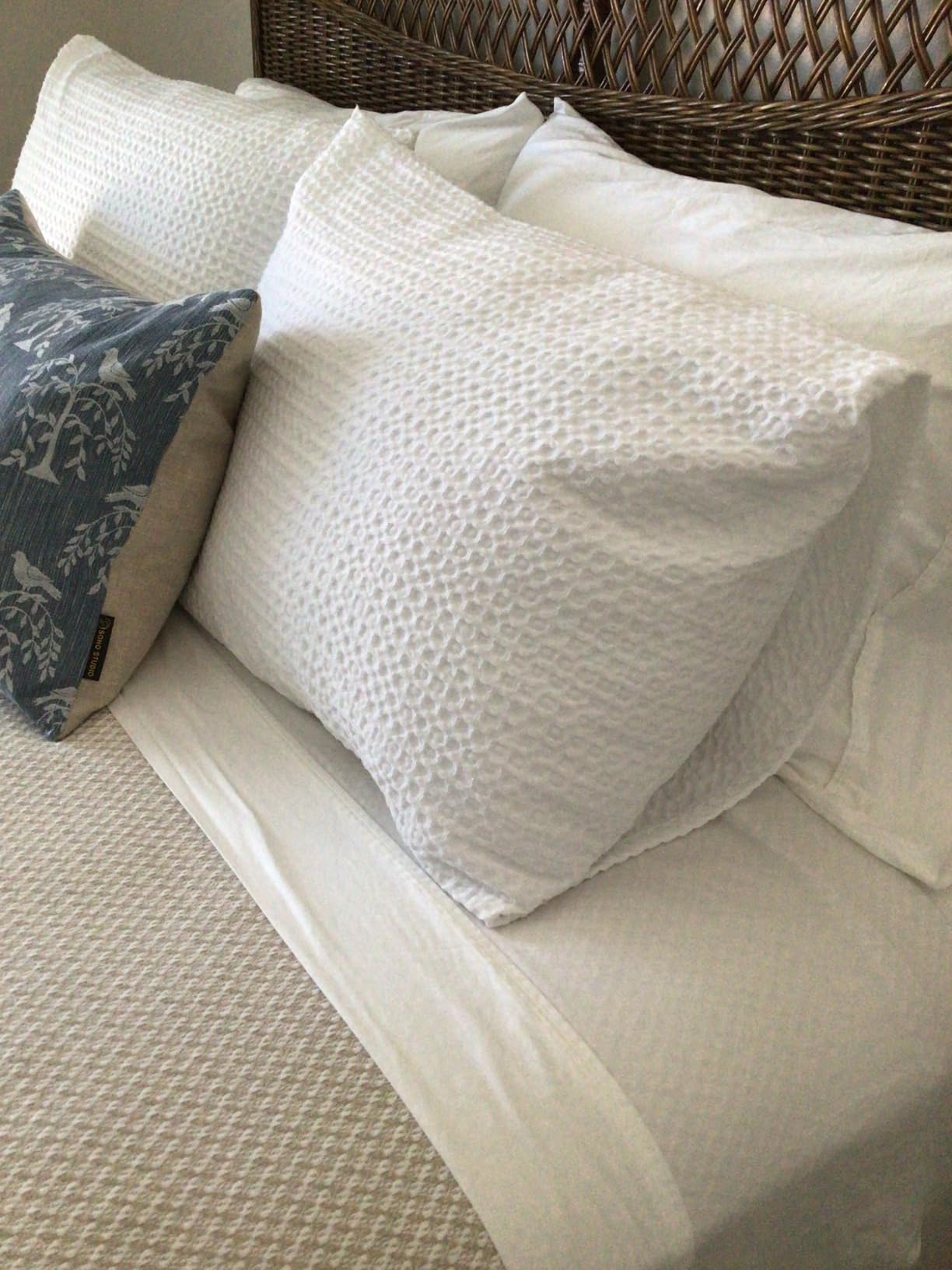 PHF Ultra Soft Waffle Pillow Shams Standard Size 20