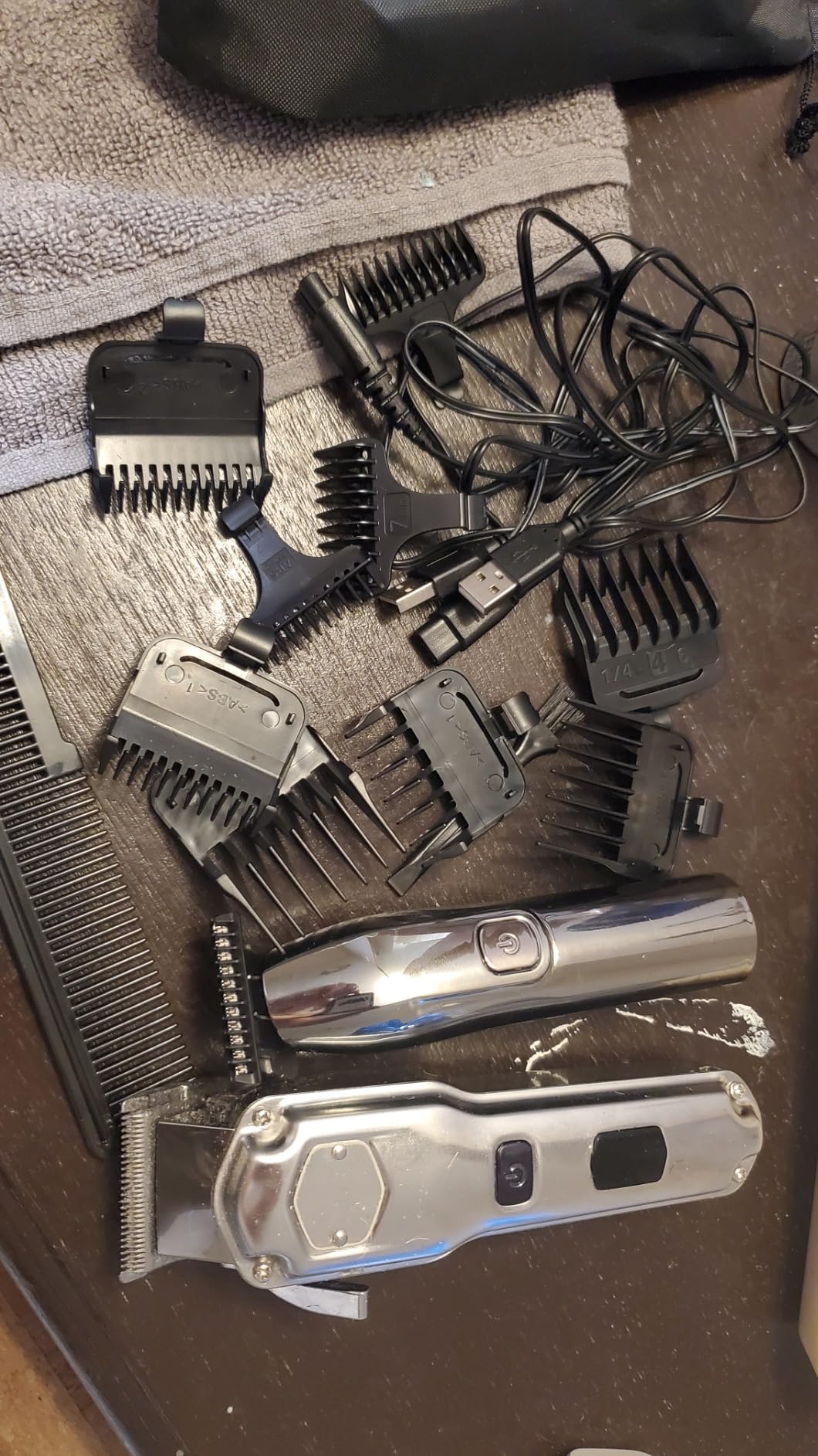 Jack & Rose Clippers and Trimmers Set, Cordless Hair Clippers for Men, Barber Clippers Set customer photo 2