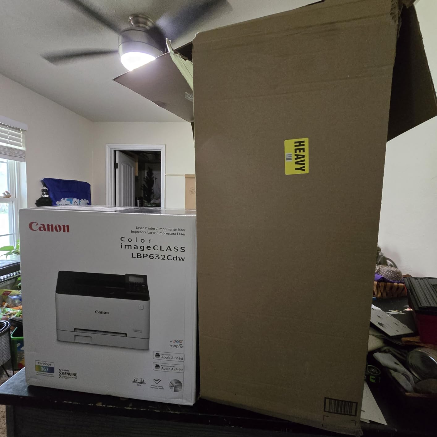Canon imageCLASS LBP632Cdw - Wireless Duplex Color Laser Printer, Single Function, Home Office, Mobile Ready, 22 PPM Color, White customer photo 1