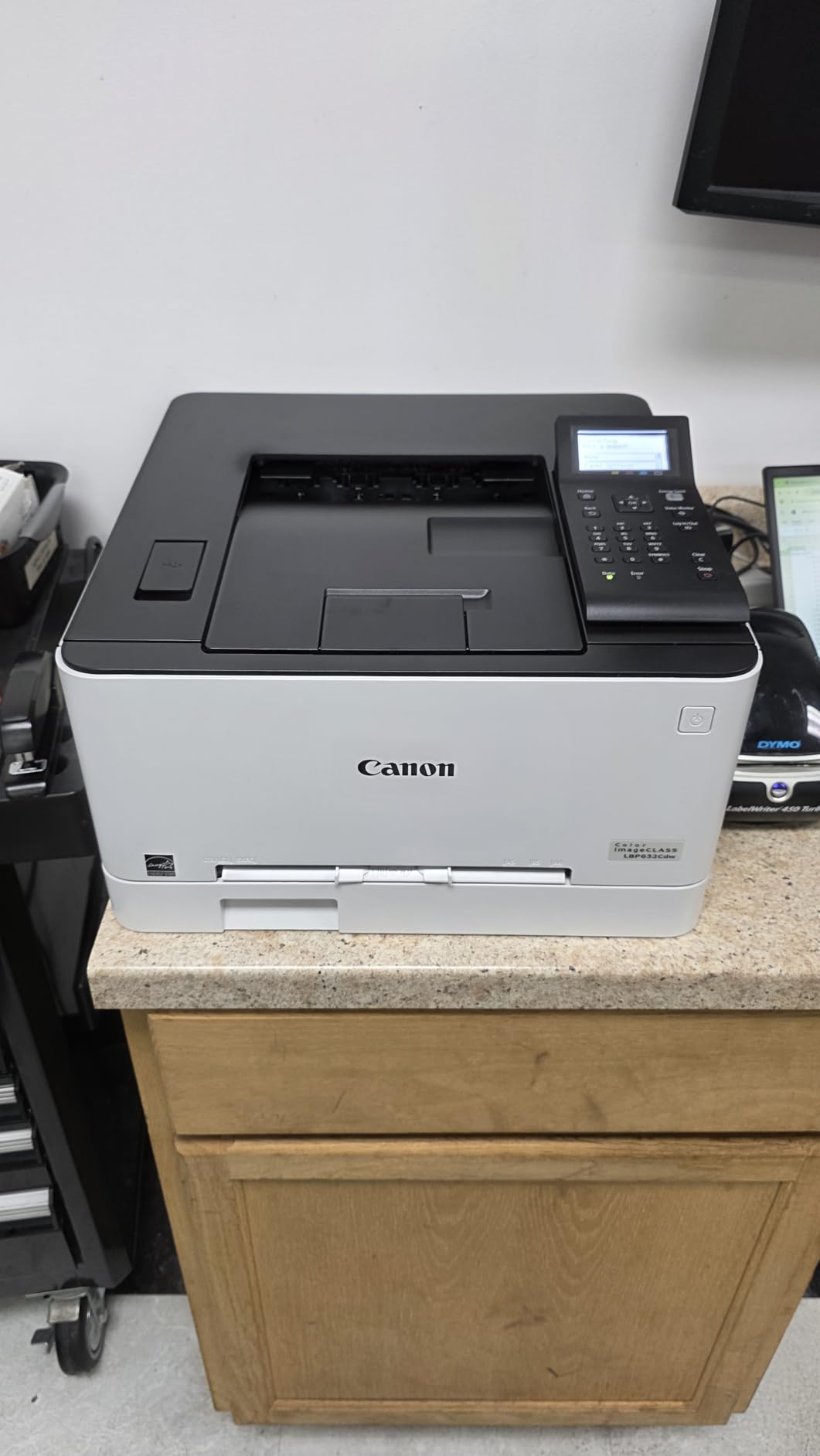 Canon imageCLASS LBP632Cdw - Wireless Duplex Color Laser Printer, Single Function, Home Office, Mobile Ready, 22 PPM Color, White customer photo 2