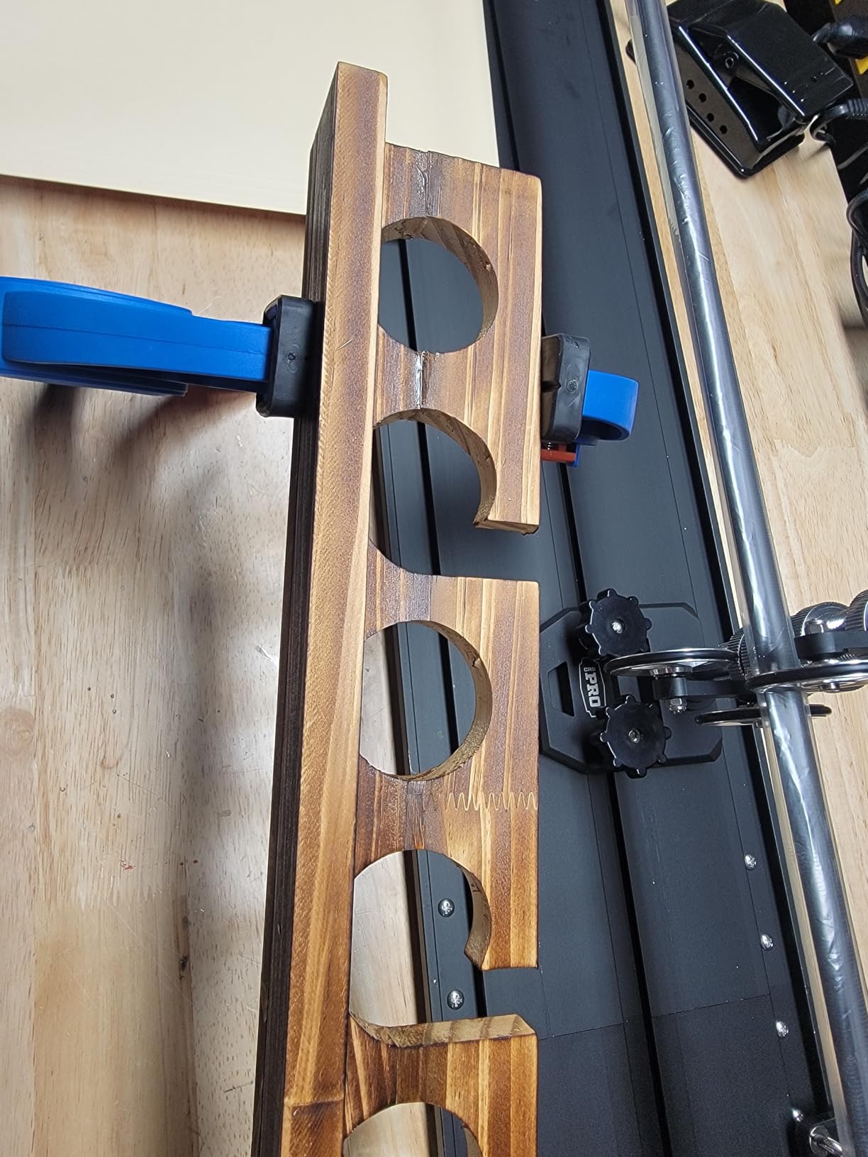 Ghosthorn Fishing Rod Holder,Wall or Ceiling Mounted Pole Rack Garage | Fishing Rod Rack Holds Up to 6 Rods,Fishing Pole Holder with Wall or Ceiling Mount Design for Garage Storage Organizer customer photo 1