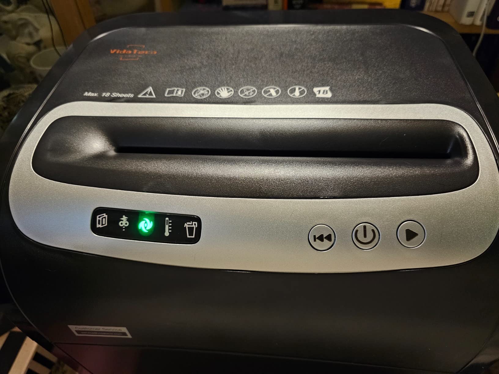 VidaTeco 18-Sheet Paper Shredder for Home Office Heavy Duty Micro Cut customer photo 1