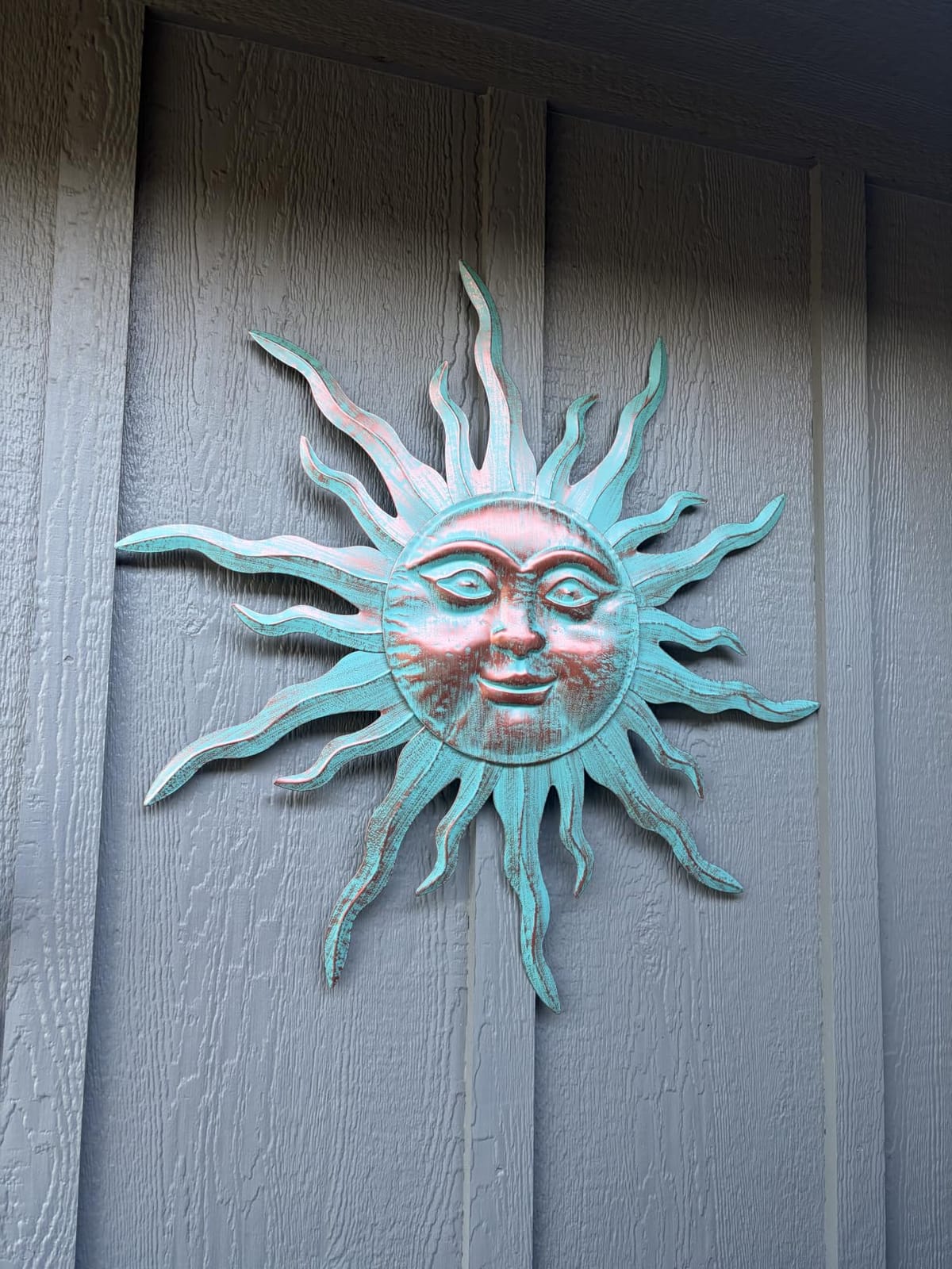VEWOGARDEN Metal Sun Wall Decor, 30
