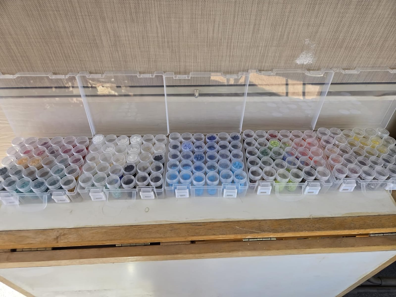 Bead Organizer, Bead Containers, 30 Grids Diamond Painting Storage Containers Clear Bead Organization Diamond Painting Accessories Small Storage Container for Beads Seeds Glitter Rhinestones (1 Pack) customer photo 1
