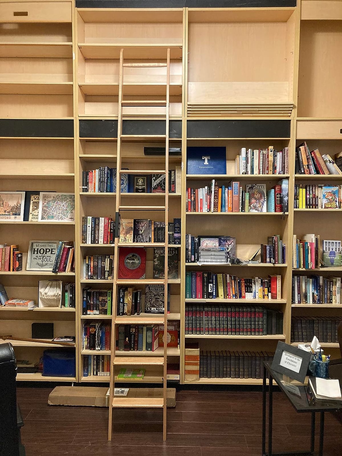 10ft Rolling Library Ladder Kit with Hardware customer photo 1