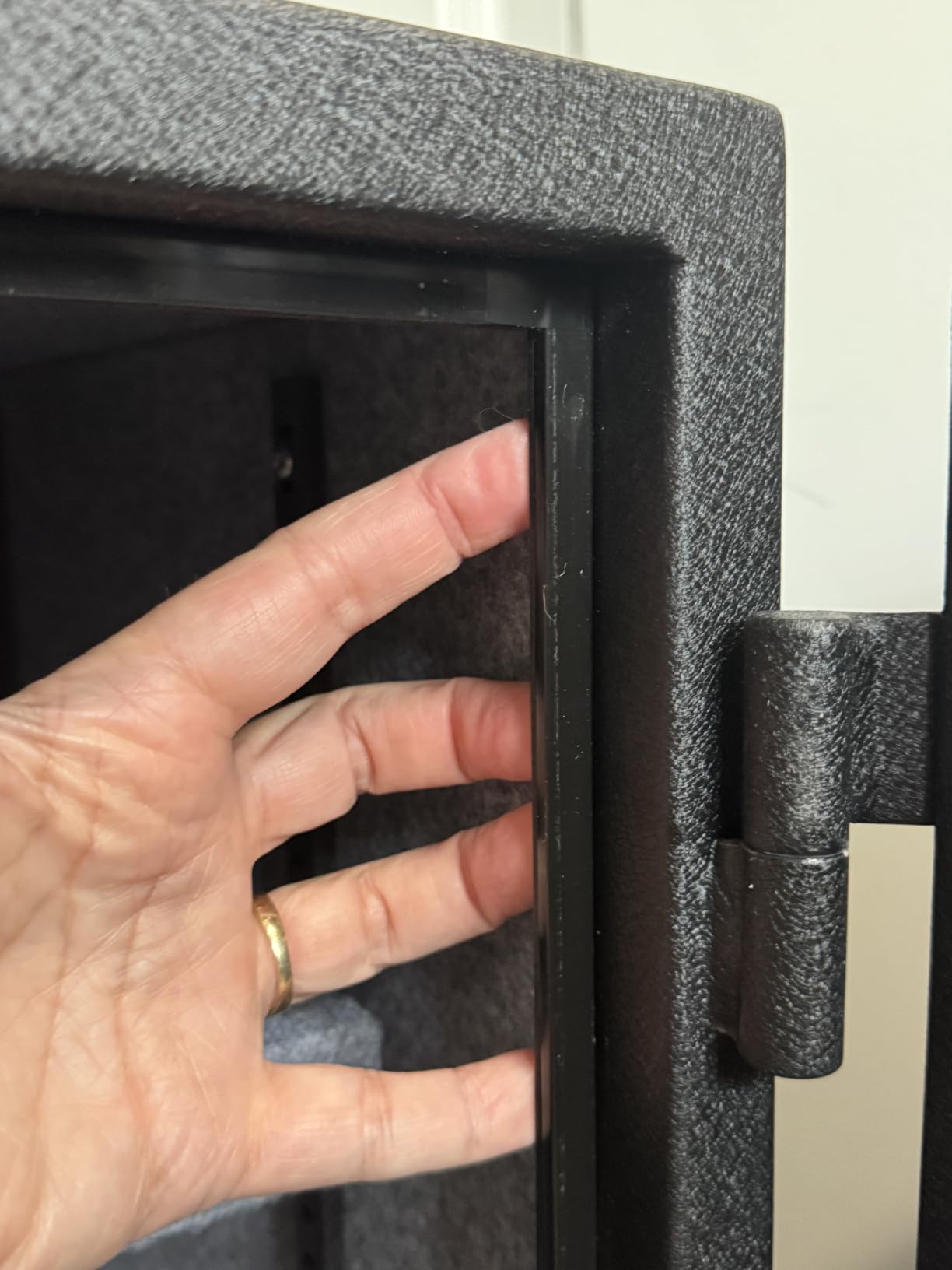 TIGERKING Biometric Fingerprint Fireproof Safe for Home Office customer photo 2