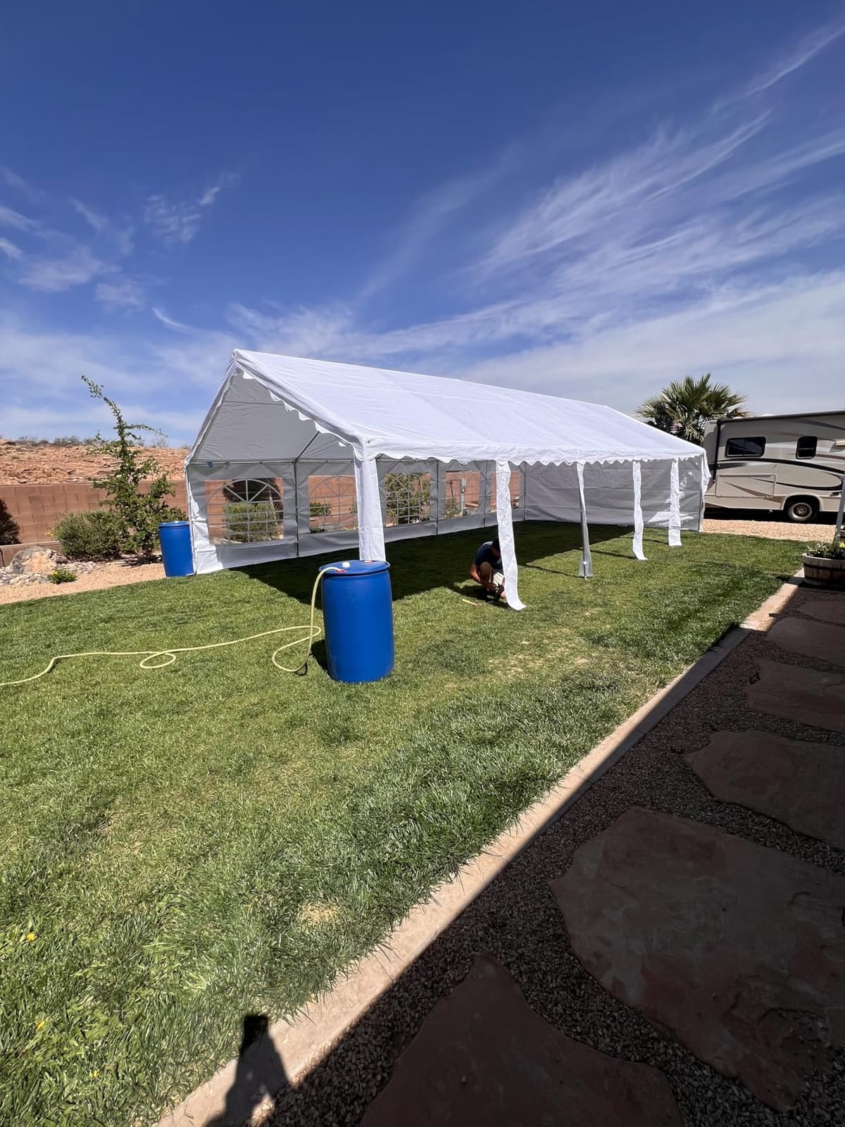 PHI VILLA Party Tent 16x20ft, Heavy Duty Wedding Events Tents for Parties customer photo 1